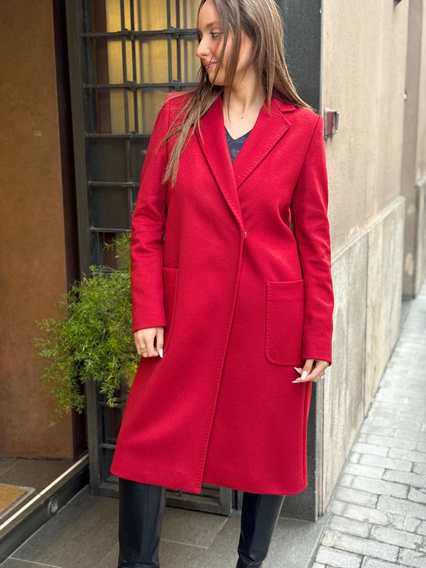 Chiarulli Cappotto FLAVIA rosso