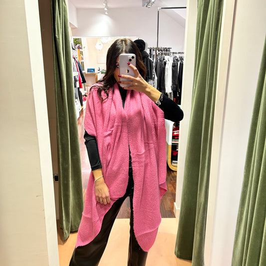 Sciarpa/scialle tinta unita (lana e viscosa)