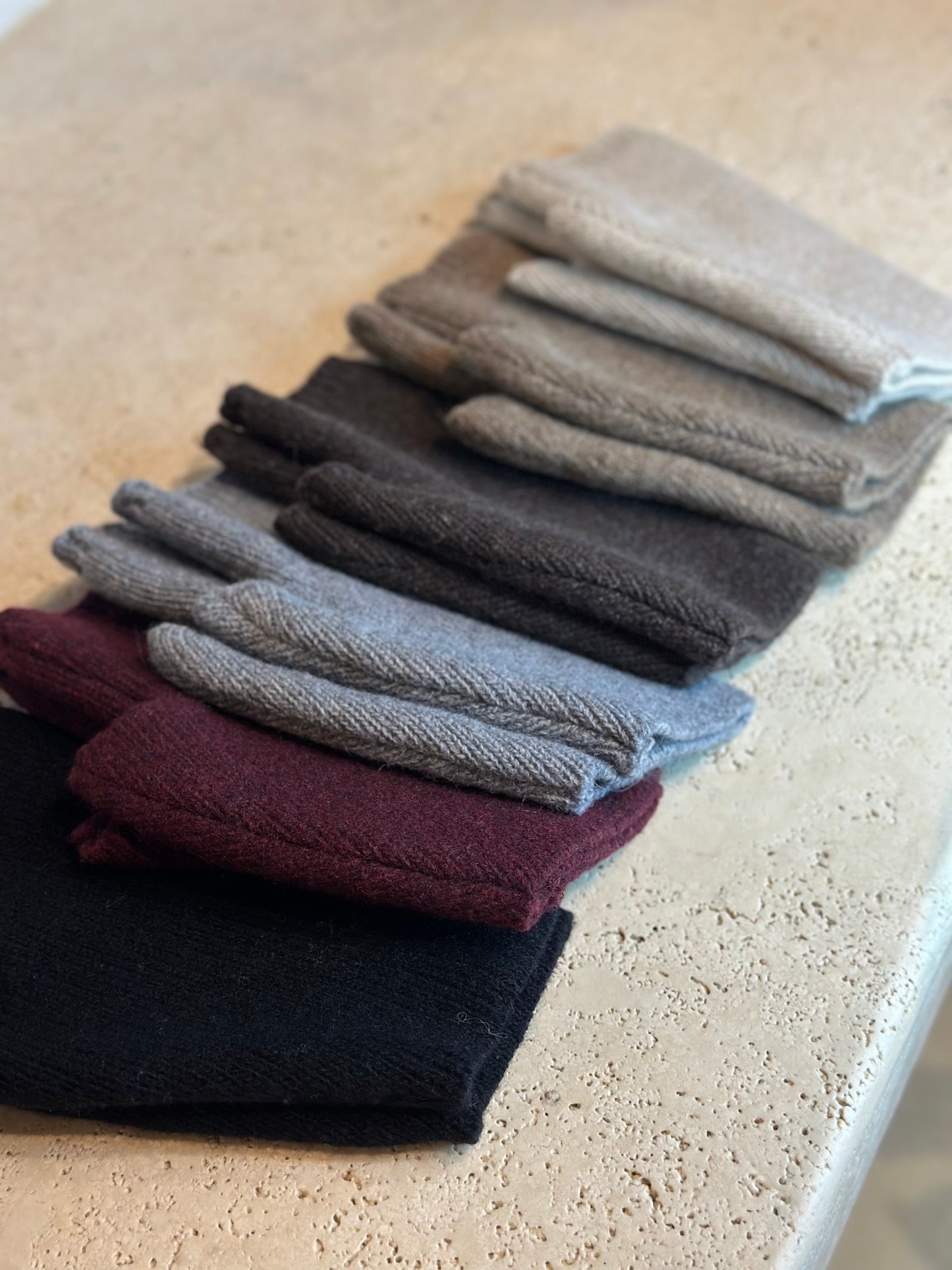 Muffole in misto cashmere