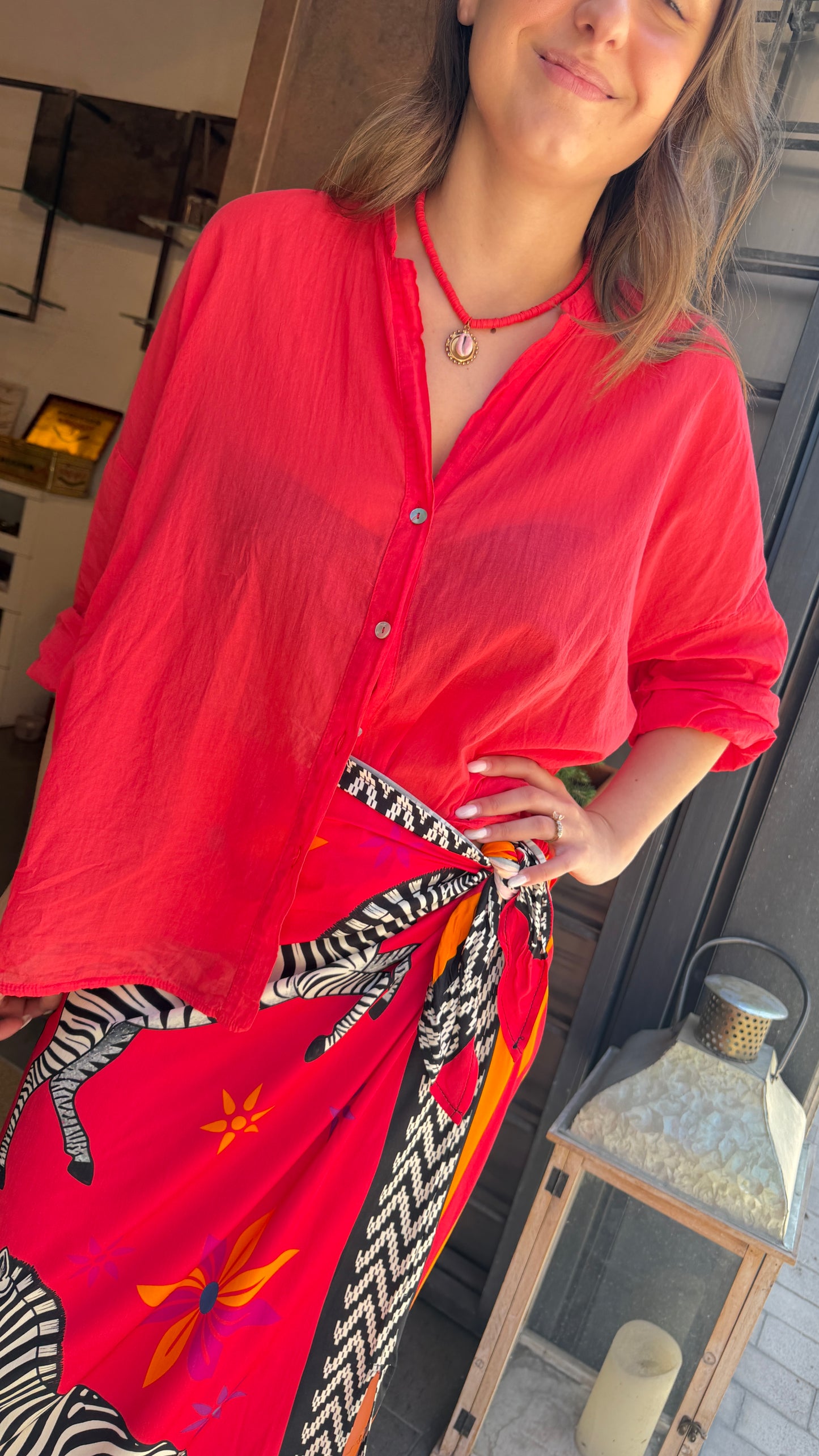 Tensione in Camicia FLAME RED