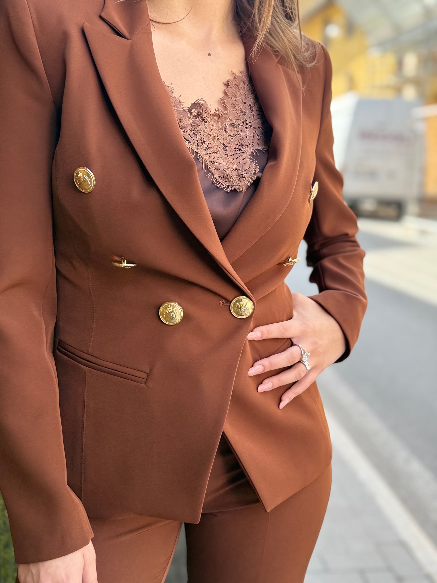 Silence Limited LIBRA BLAZER BROWN