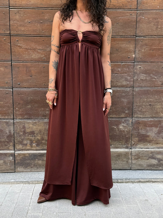 BohemianVì ALYSIA top brown
