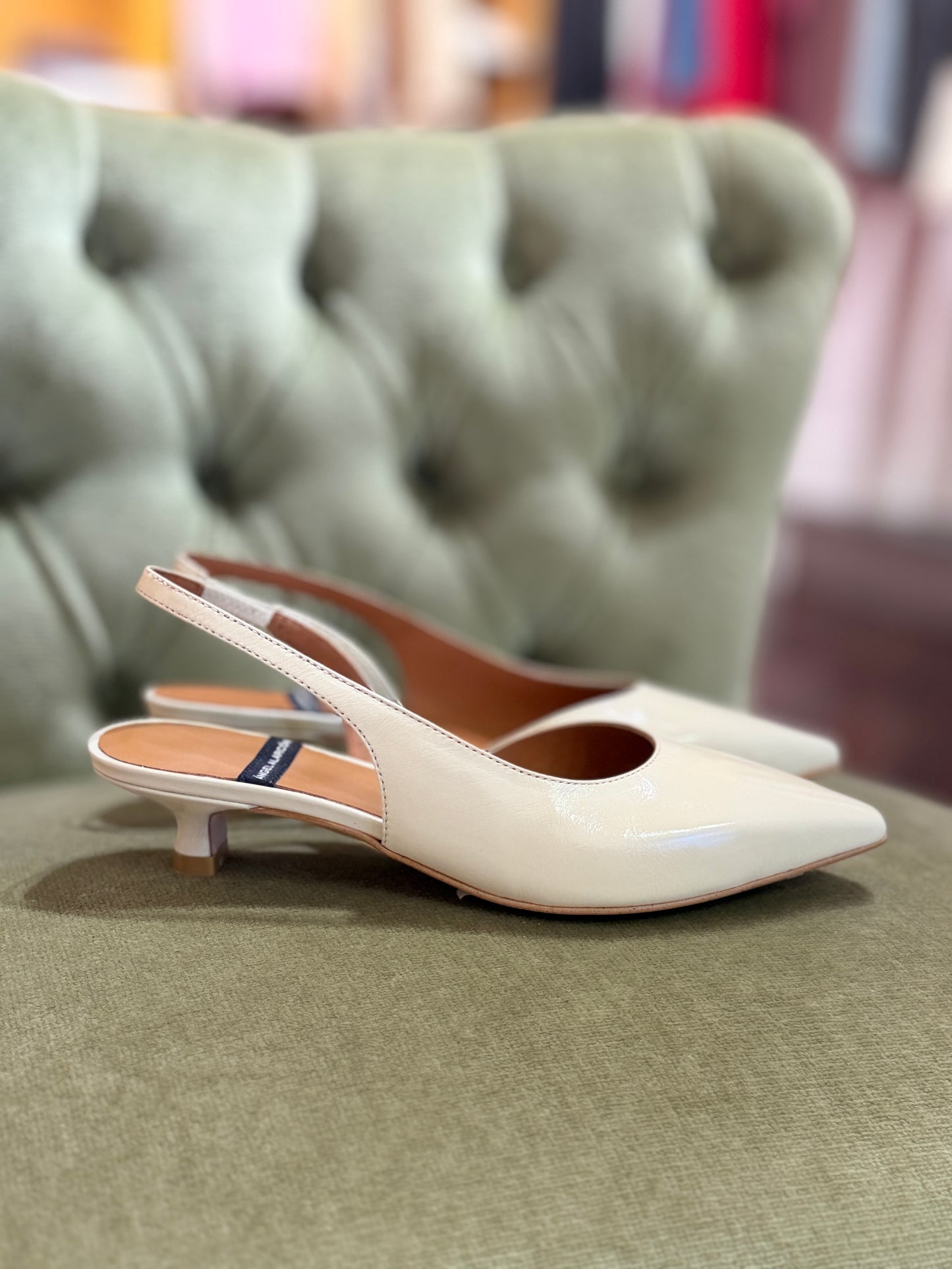 Angel Alarcon  FABIANA slingback VANIGLIA