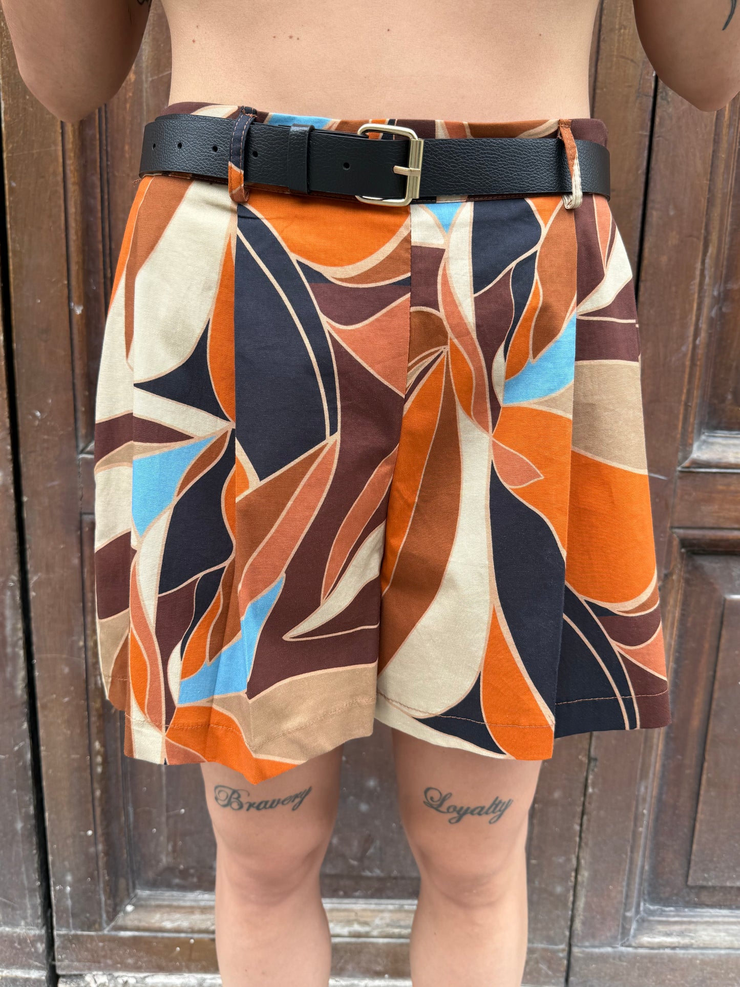 Haveone Shorts in fantasia Bruciato
