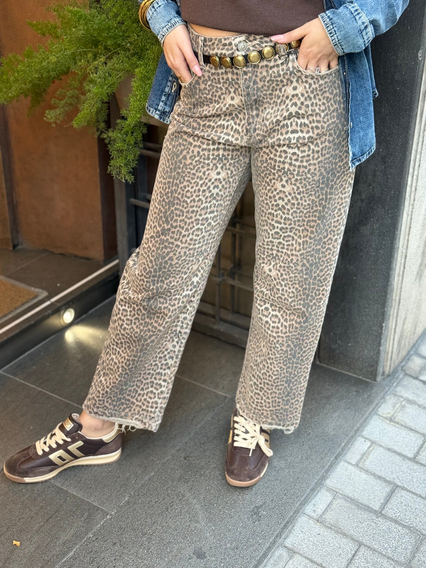 Tensione In Pantalone maculato 90s