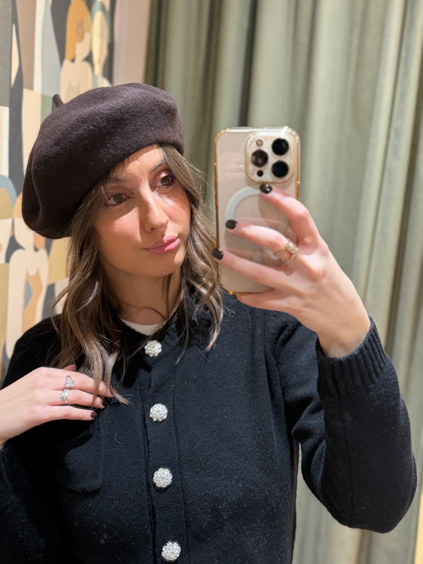 Basco in lana e viscosa (disponibile in più colori)