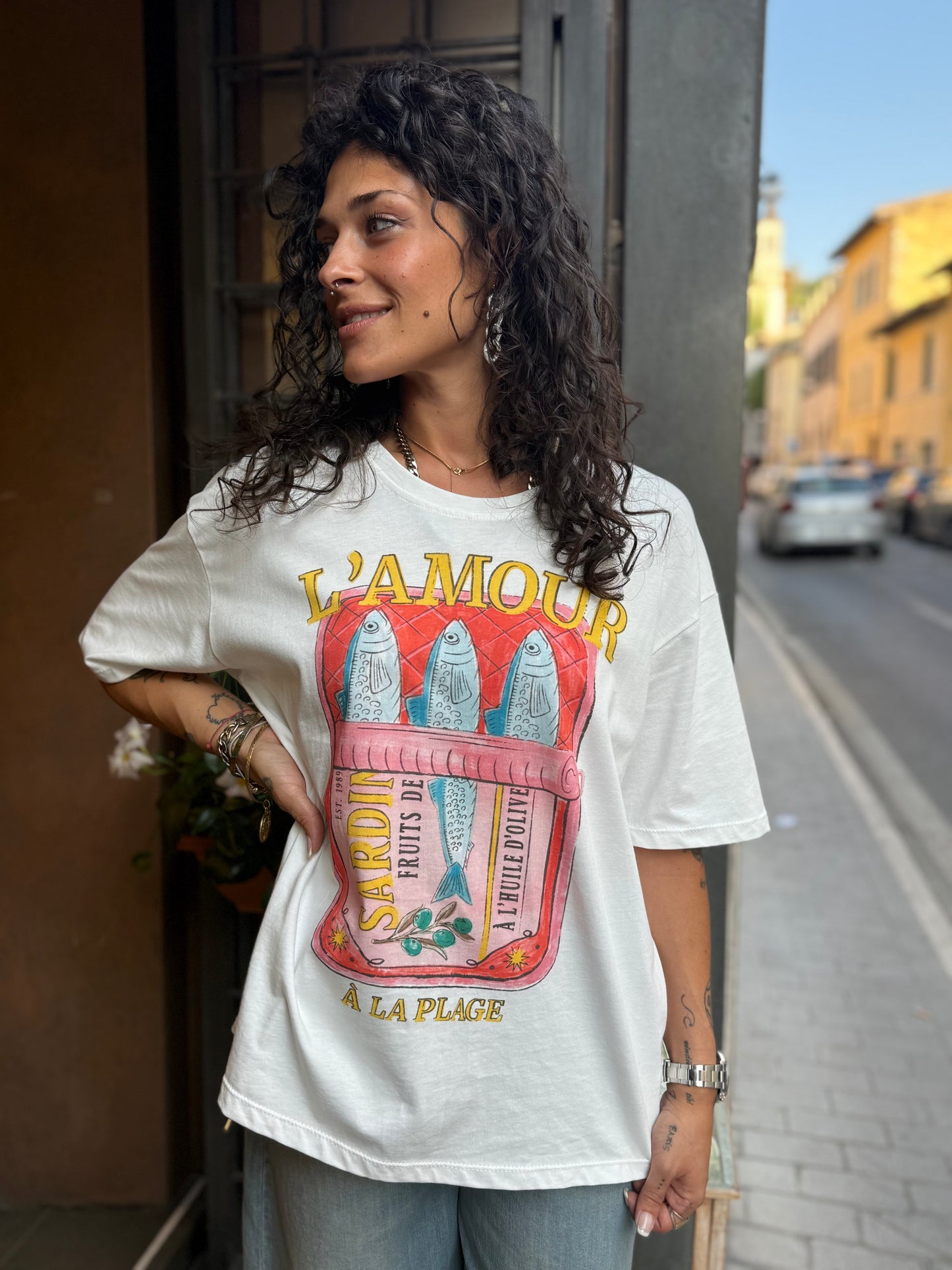 T-shirt “L’AMOUR À LA PLAGE”