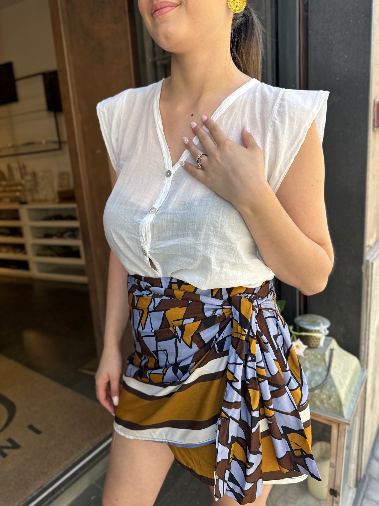 Tensione in Camicia voile (disp. in più varianti colori)