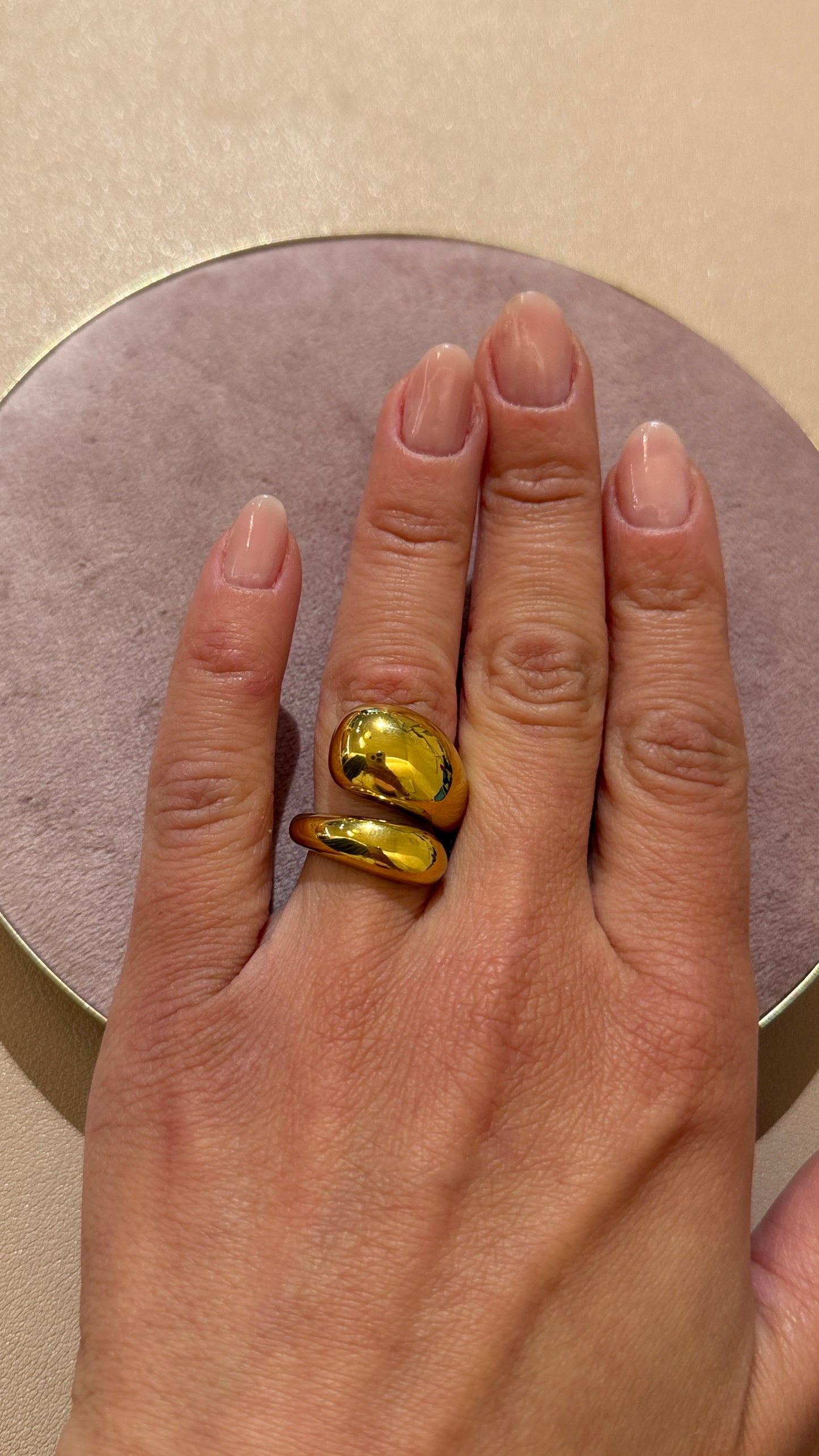 Anello abbraccio Oro