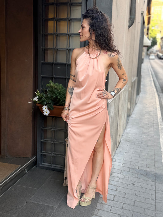 Silence Limited Sensual dress Peach