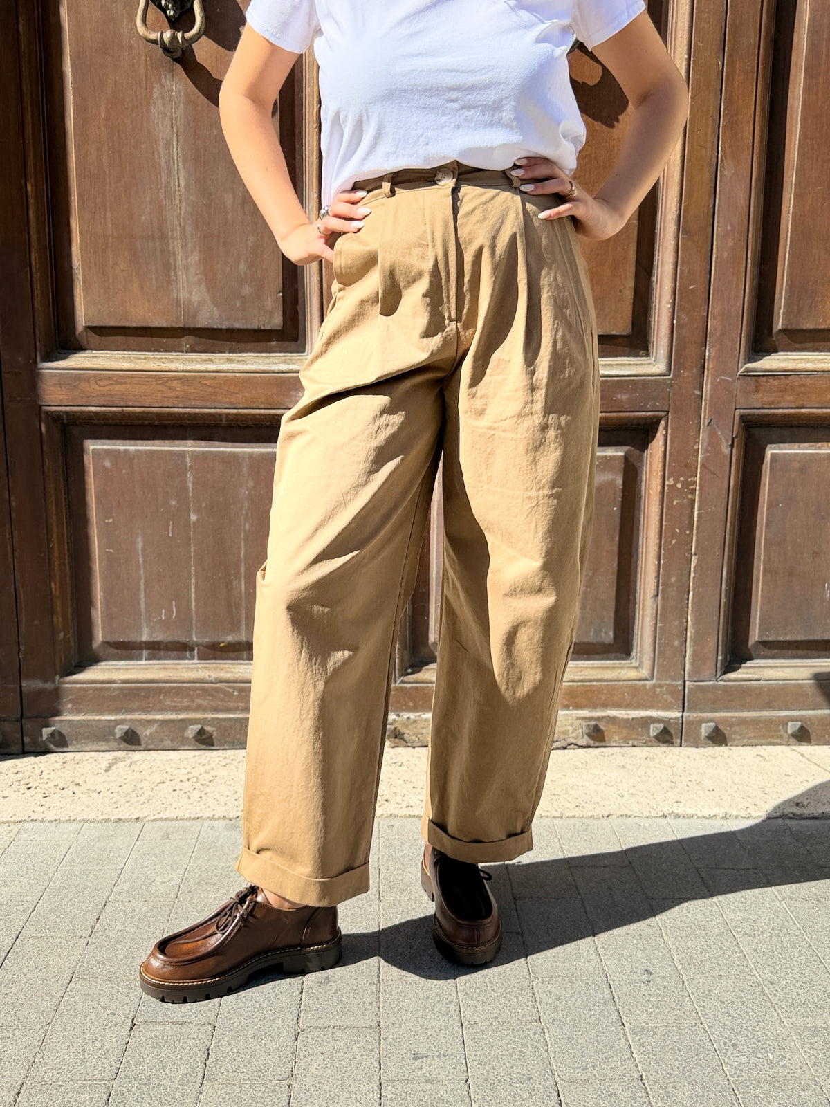 Pantalone Ovetto Cammello