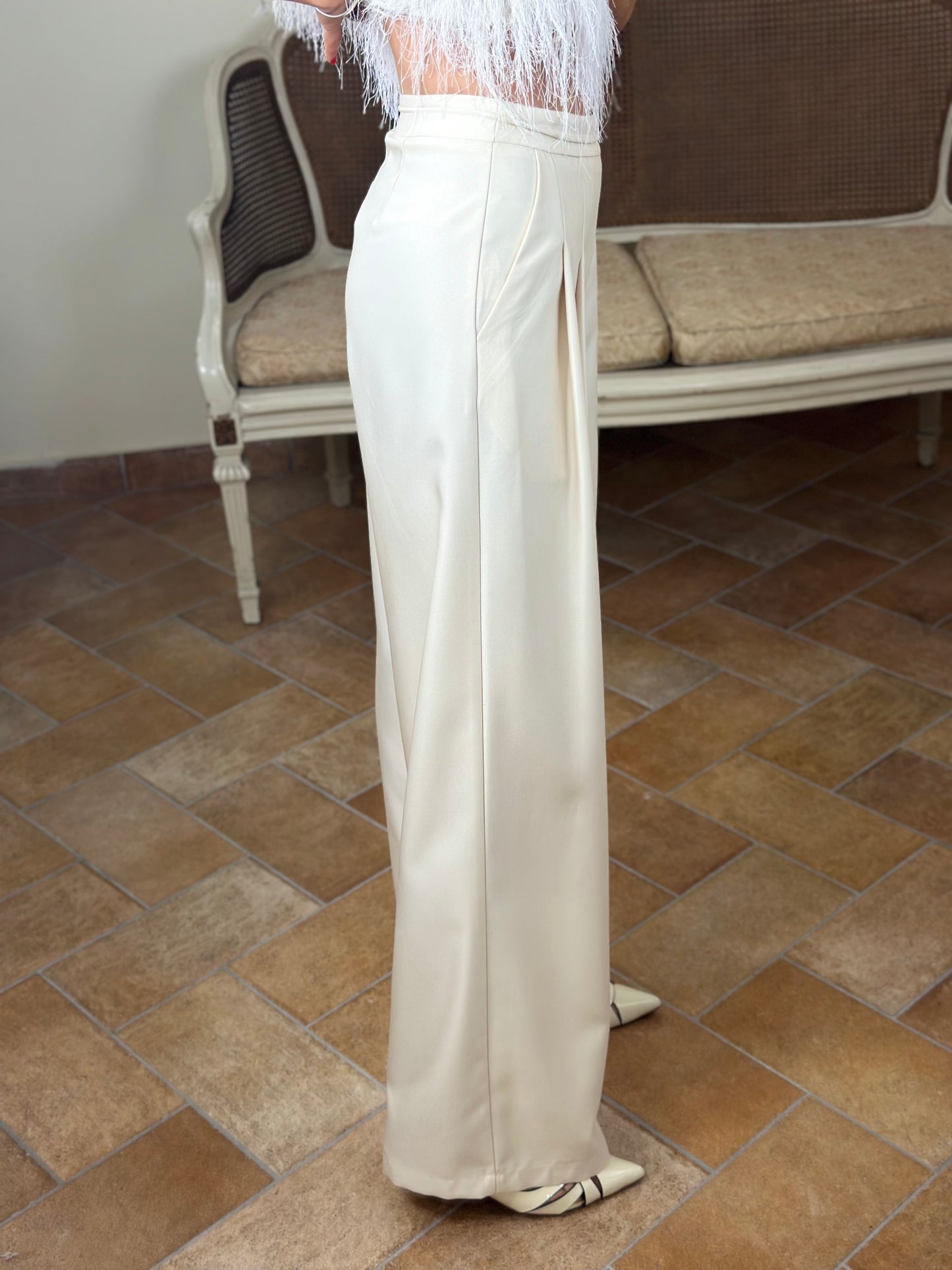 Eleh Pantalone crema