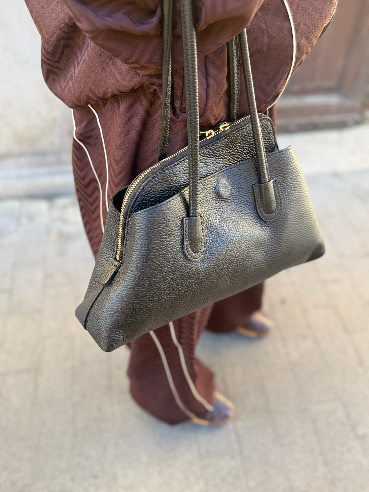 borsa a spalla BLACK