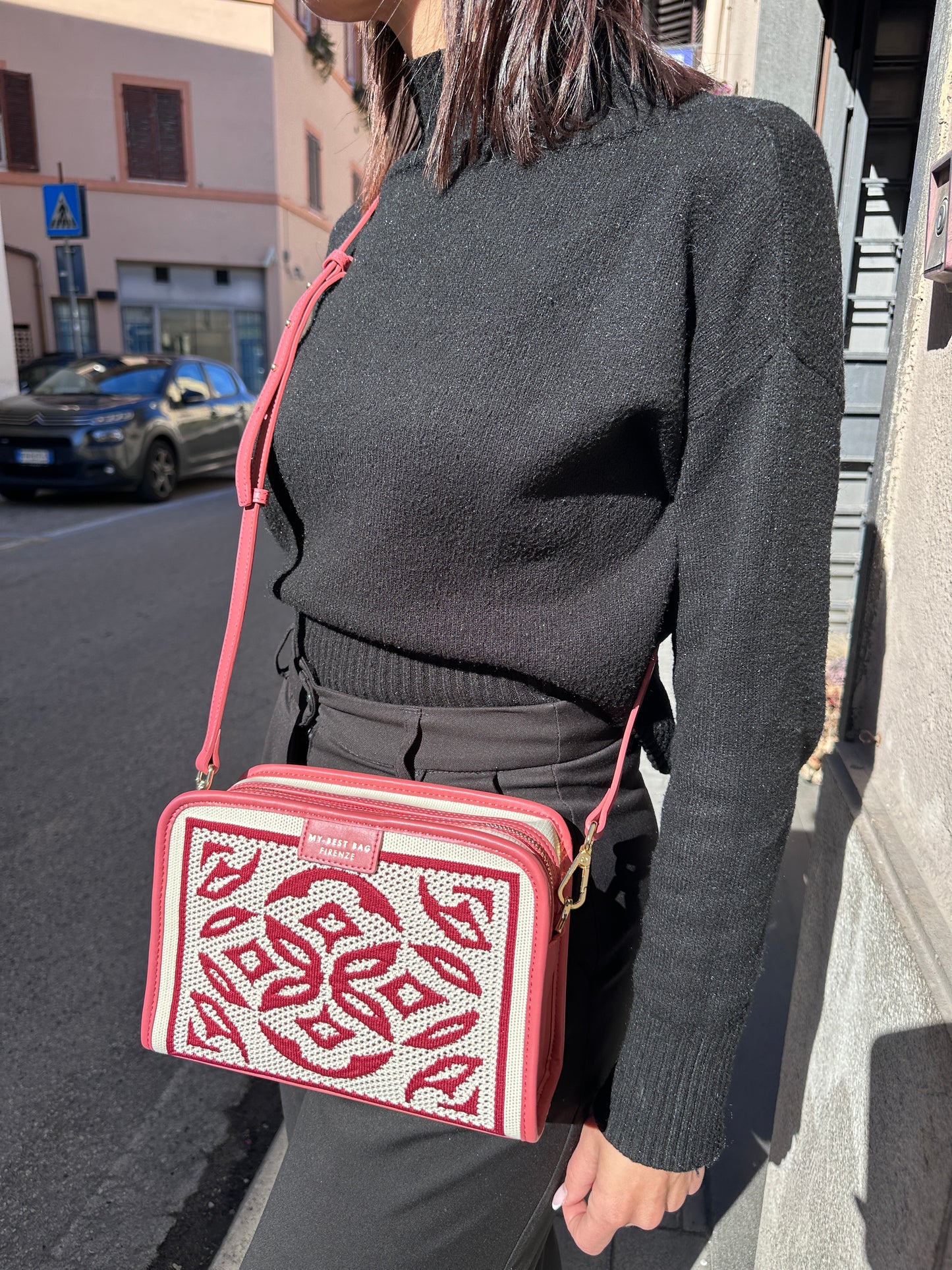 My Best Bag Atena Lisbon Shoulder Bag red