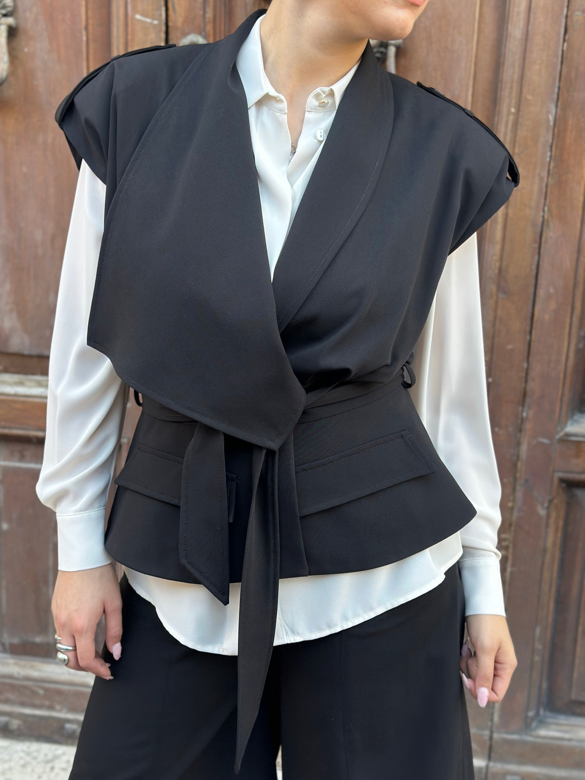 Silence Limited OPPOSYTE GILET NERO
