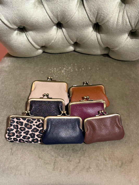 Portamonete LINDA in pelle