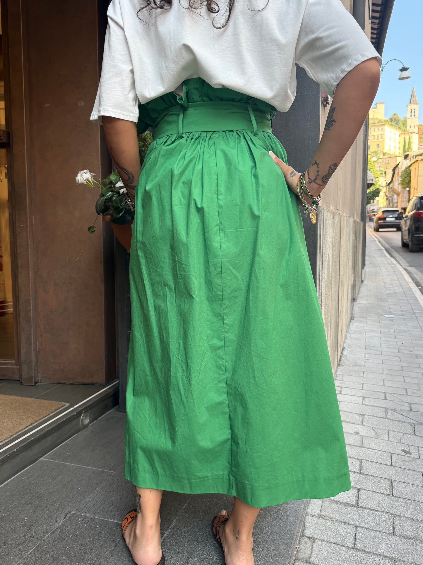 Tensione in gonna candy VERDE