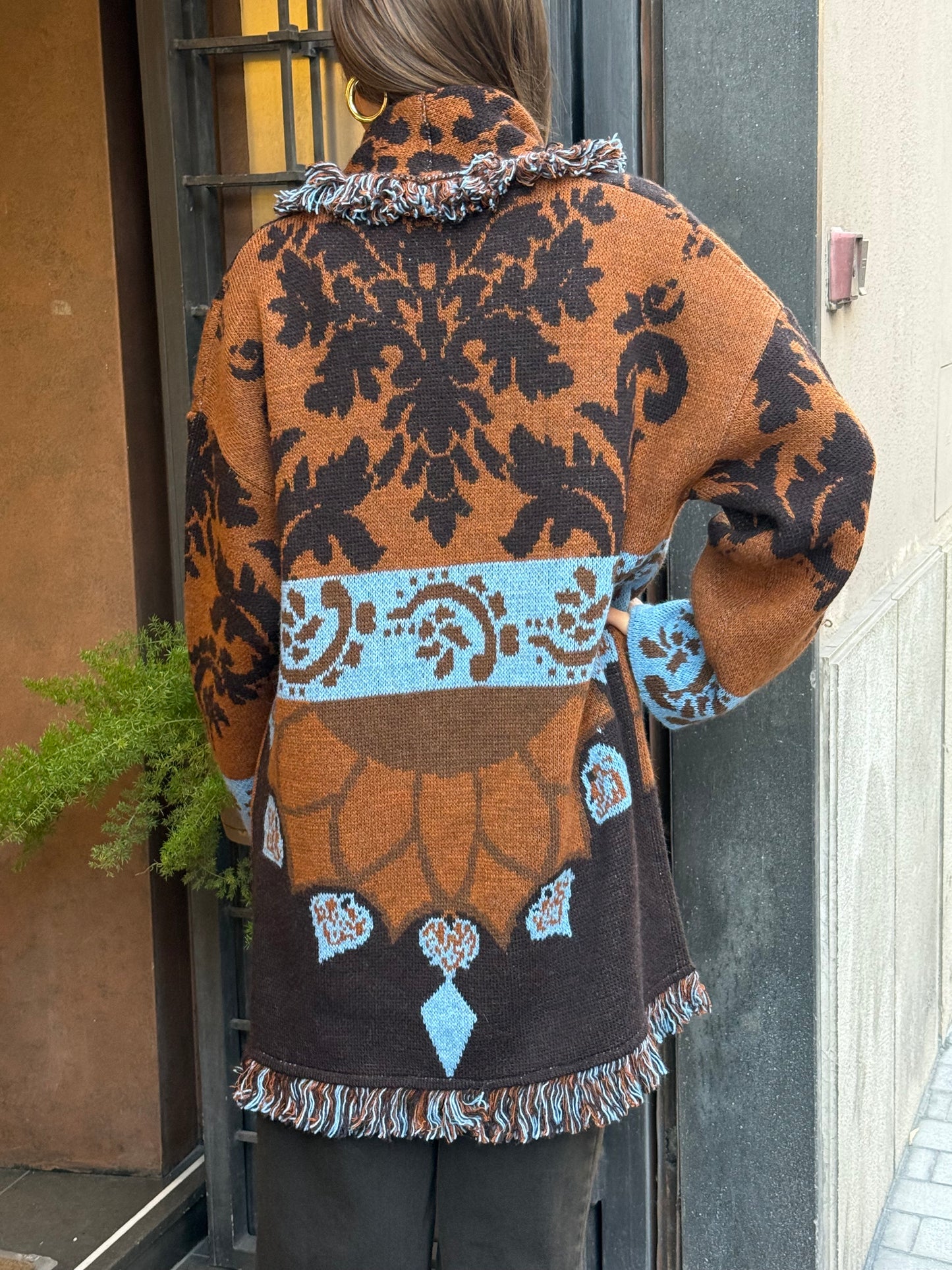 Tensione In Cardigan con frange ALANUI ETRO