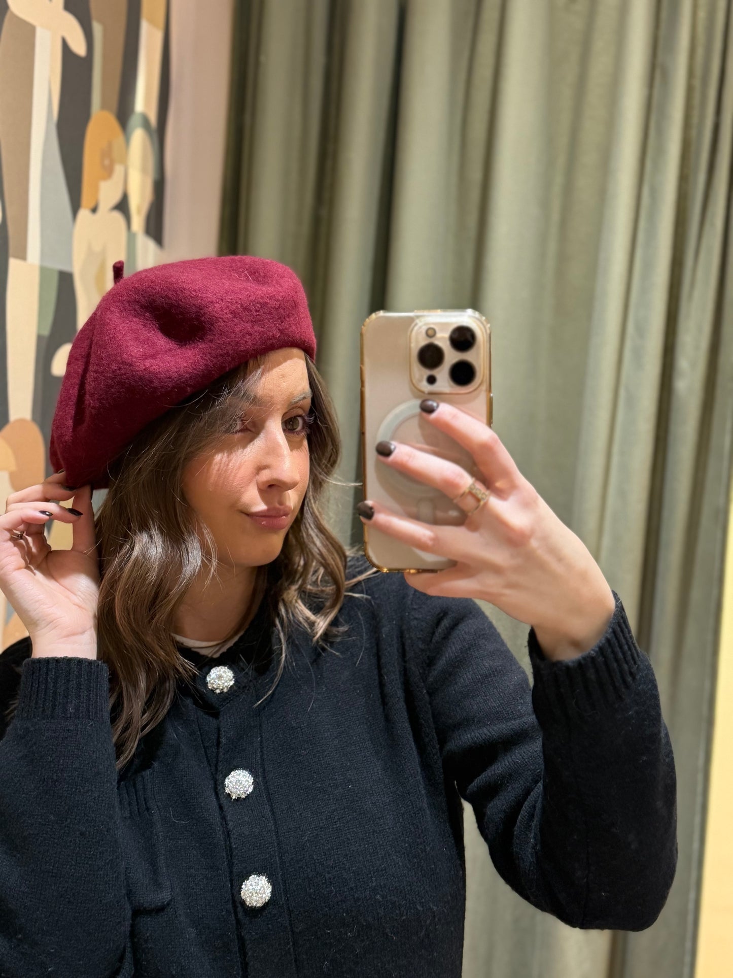 Basco in lana e viscosa (disponibile in più colori)