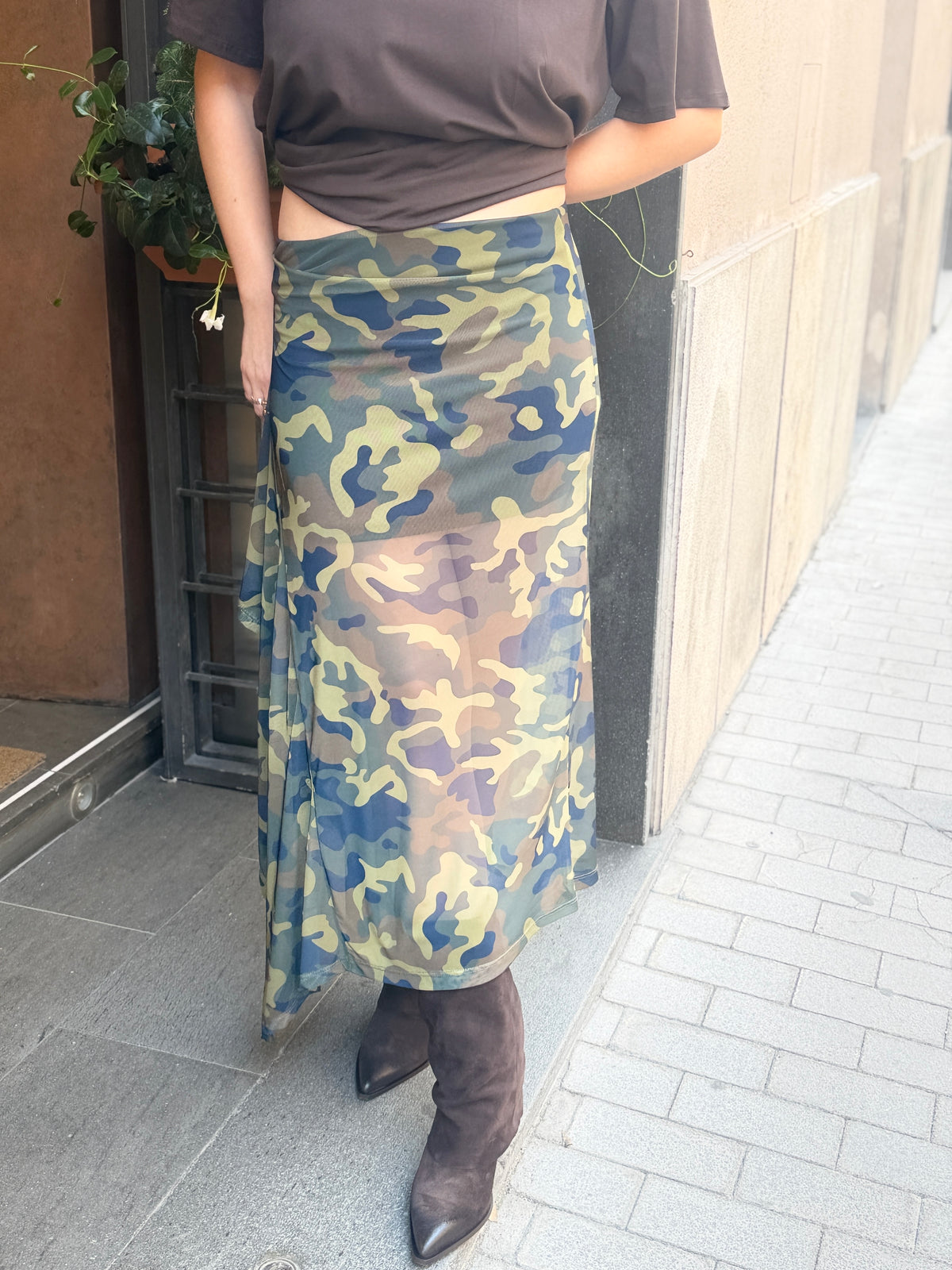 Gonna lunga CAMOUFLAGE