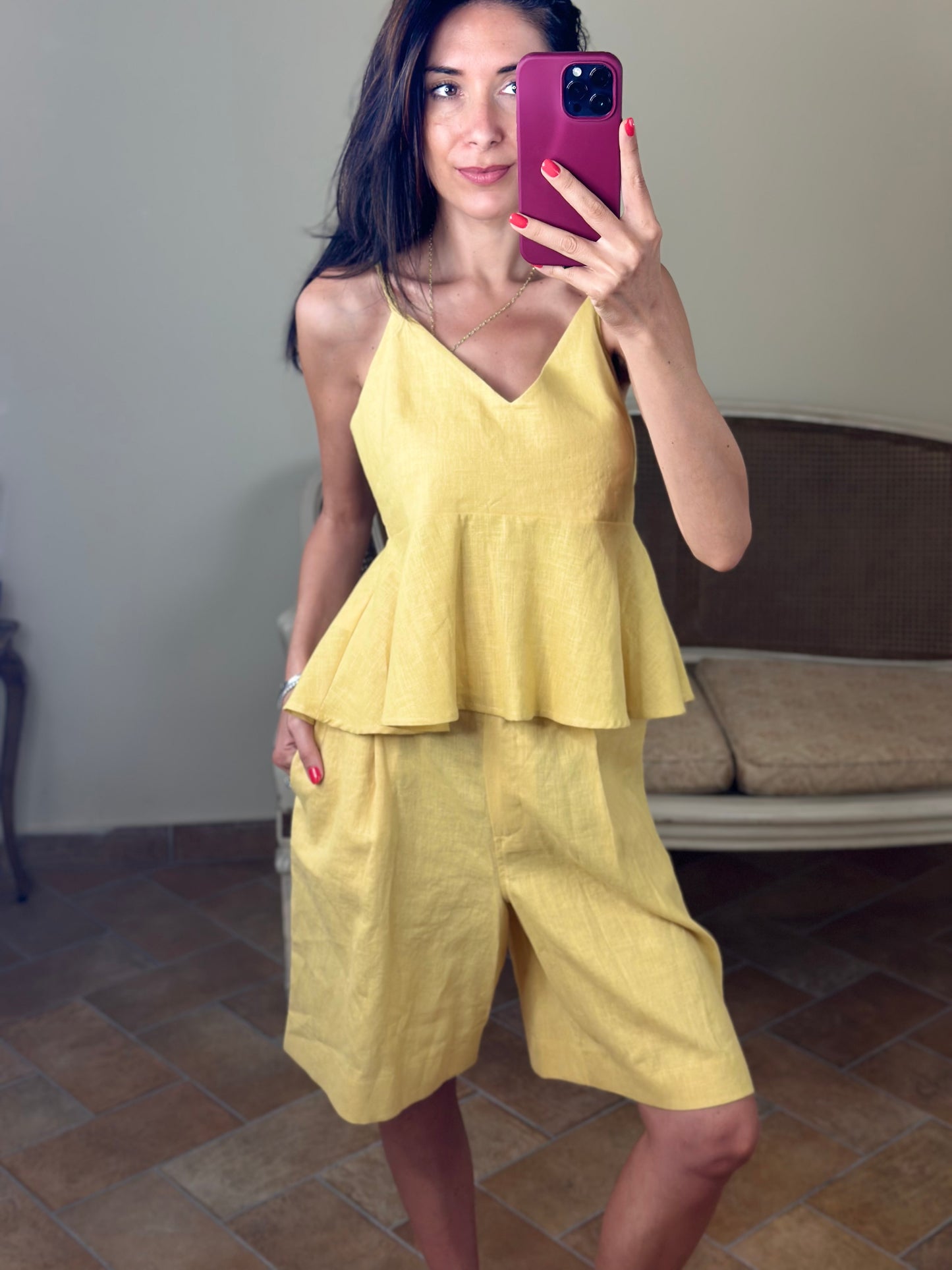 Tensione In Top con balza BANANA