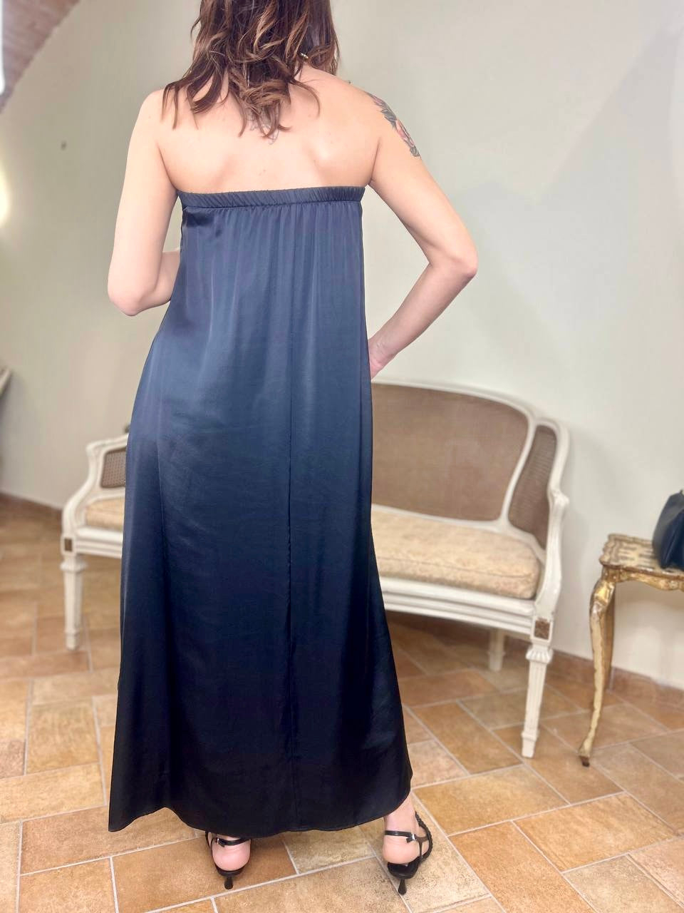 Anonyme Abito VISCOSE LONGDRESS black