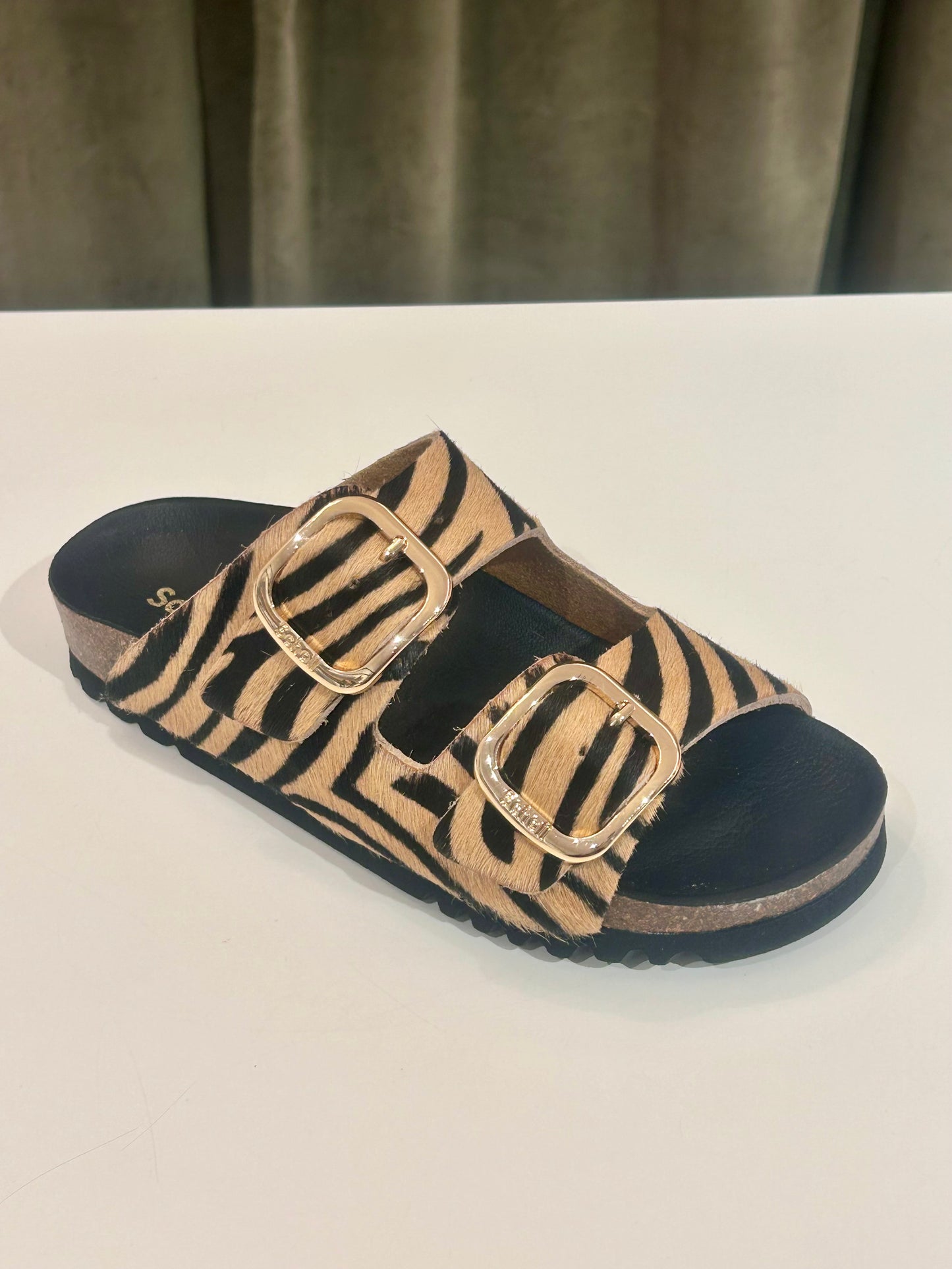 Scholl NOELLE ZEBRA BEIGE/BLACK