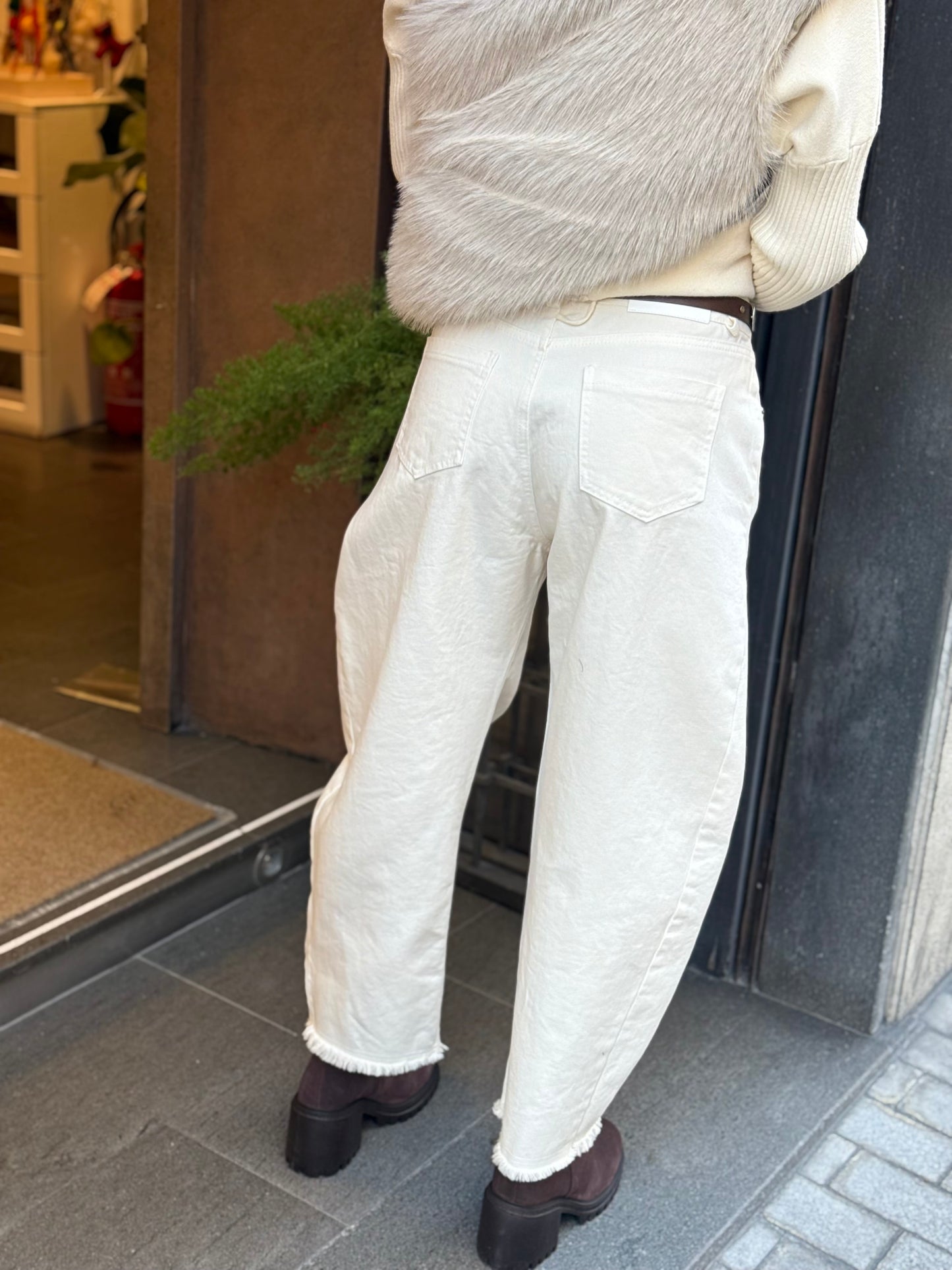 Tensione in Pantalone Barrel BURRO