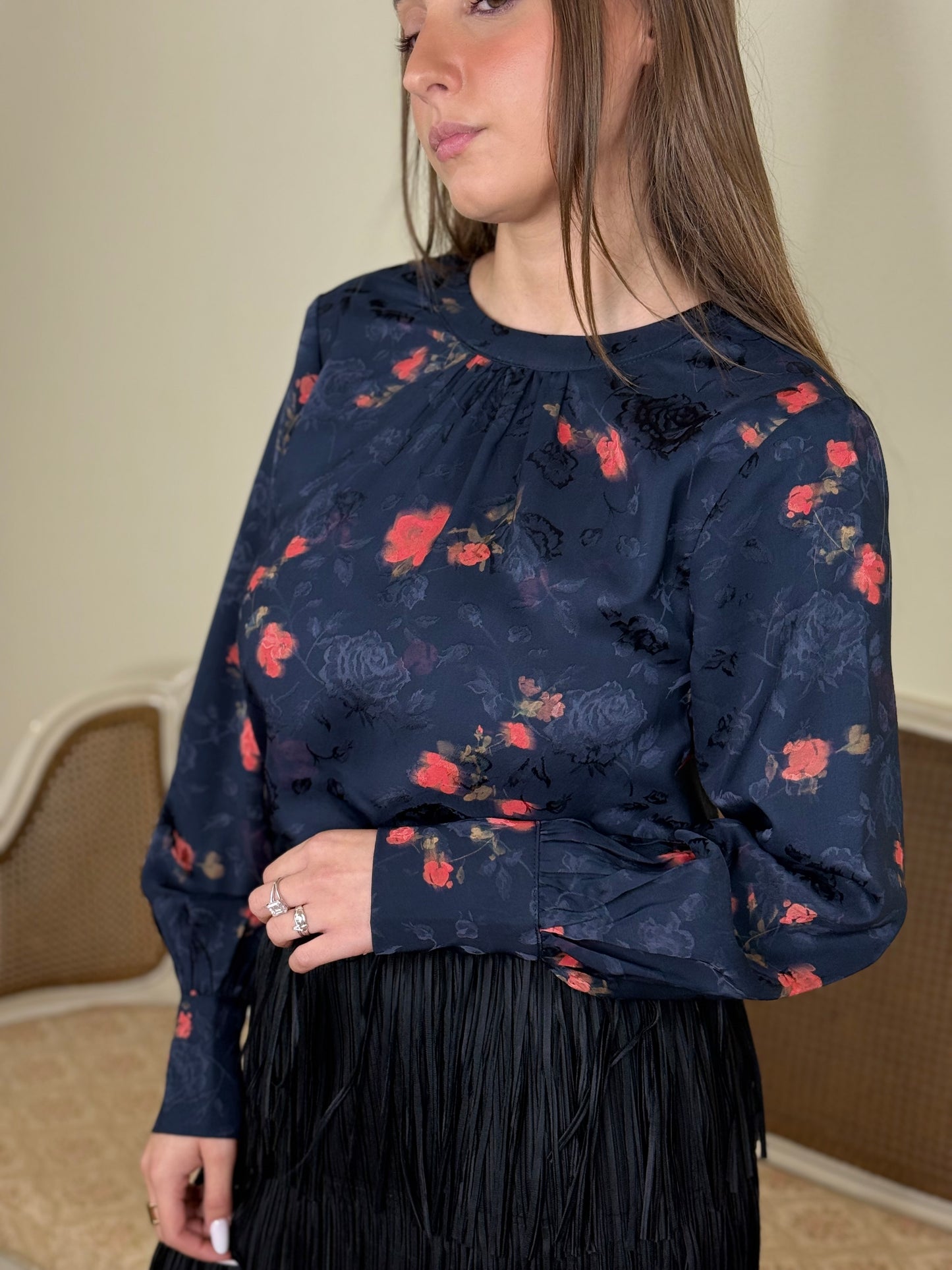 Anonyme Blusa BRIAT TOP blue