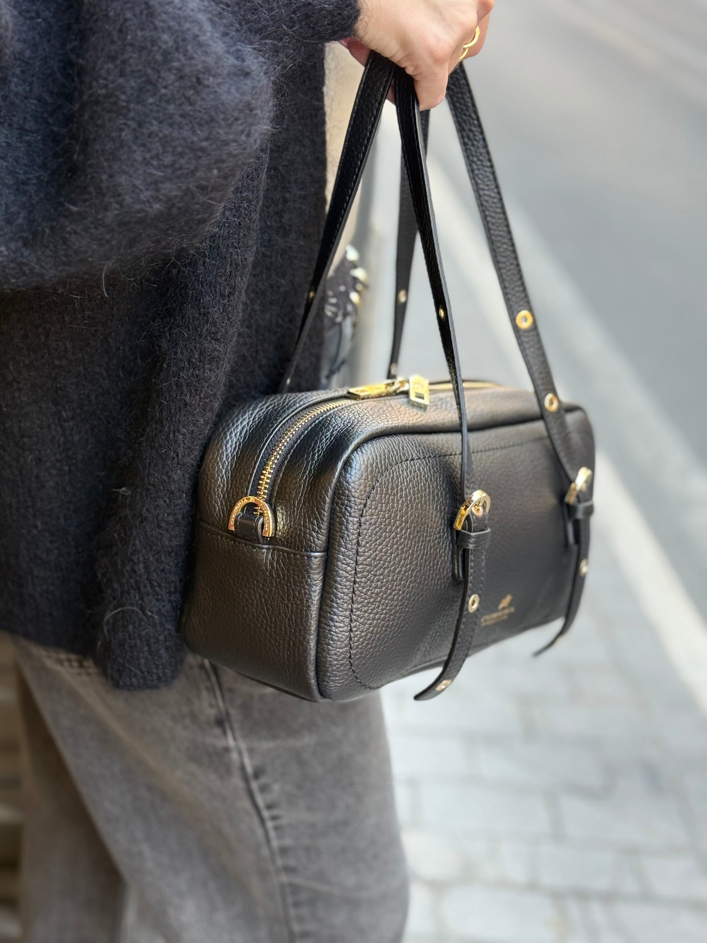 Cuoieria Fiorentina EVA SOFR DUFFLE NERO