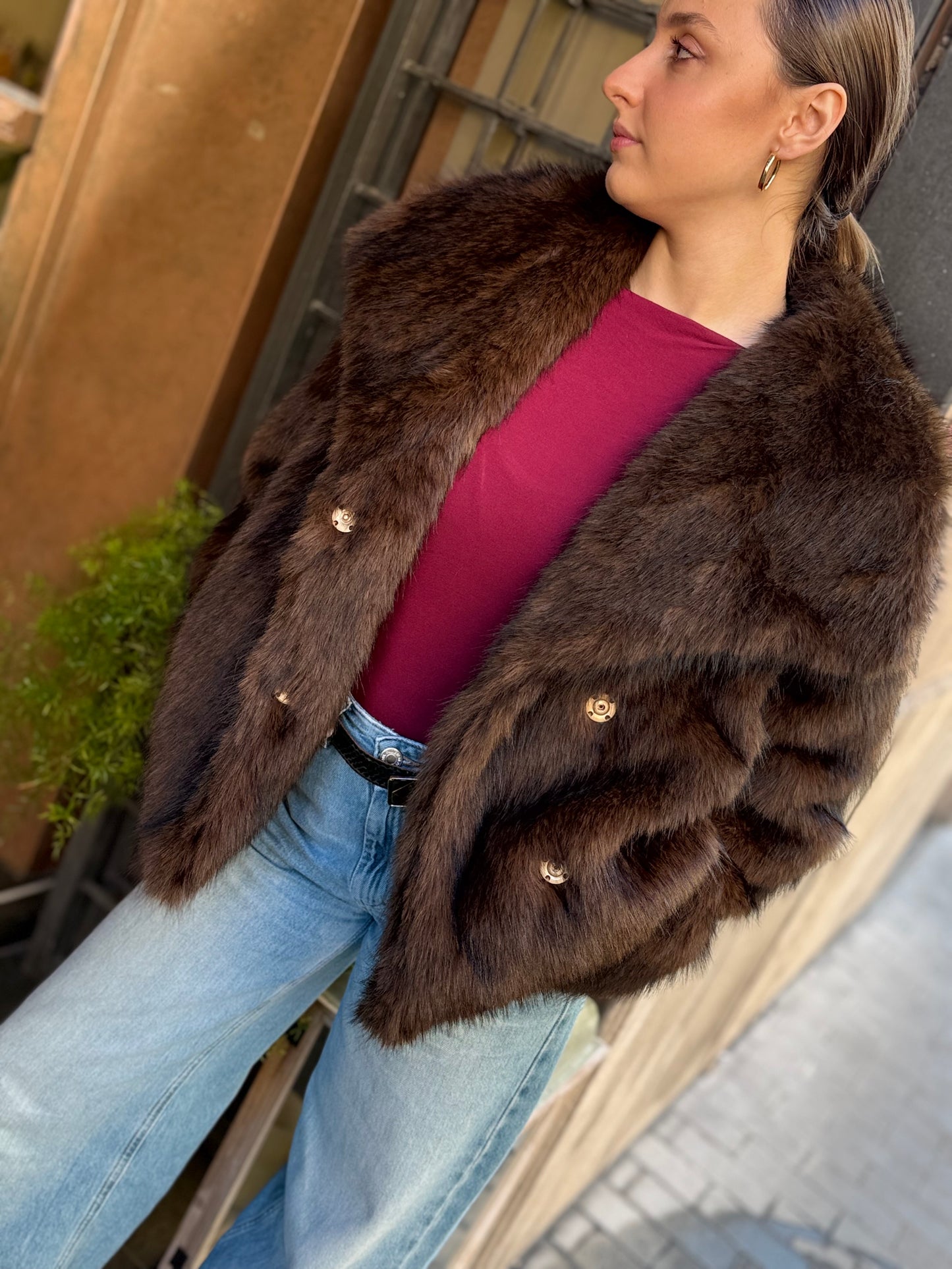 Ecopelliccia VERONICA Moro