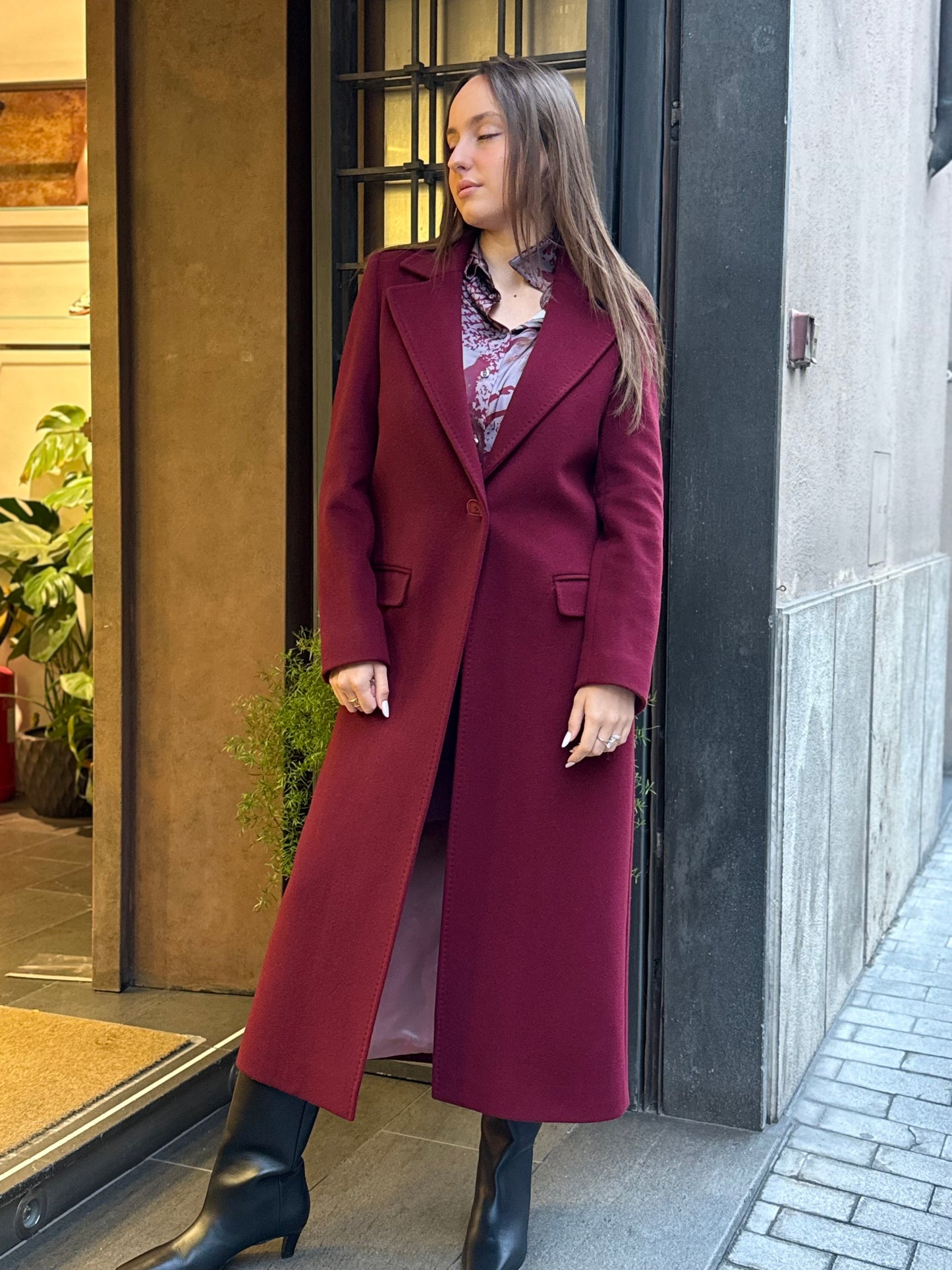 Chiarulli Cappotto EOS bordeaux