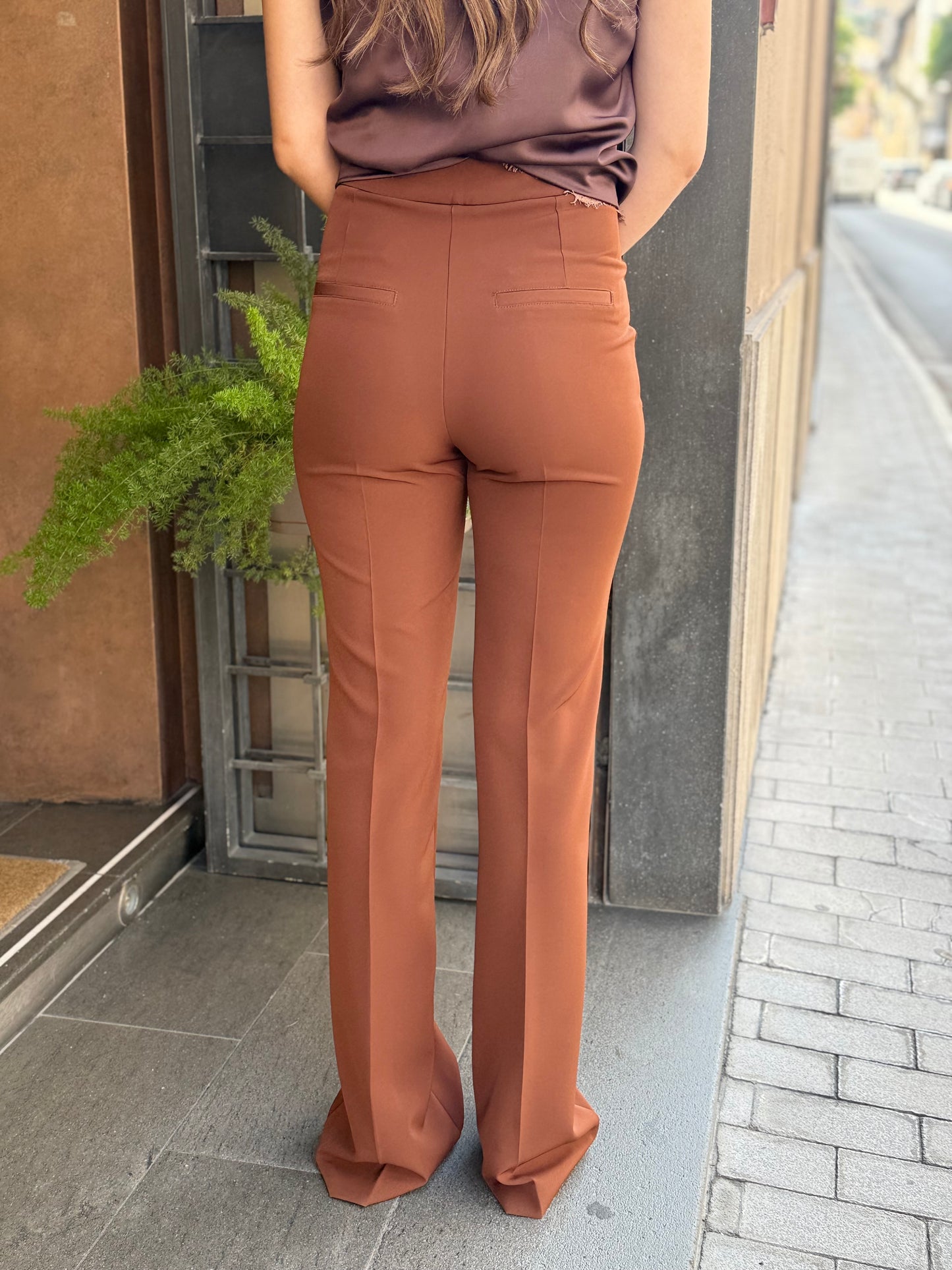 Silence Limited FLAIR PANTS BROWN