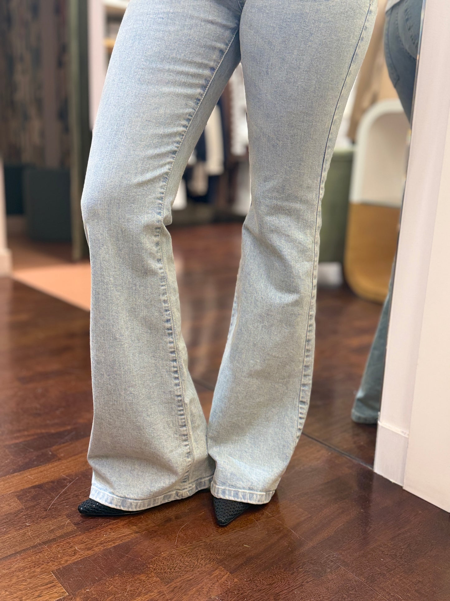 Tensione in Jeans in denim CHIARO  flare