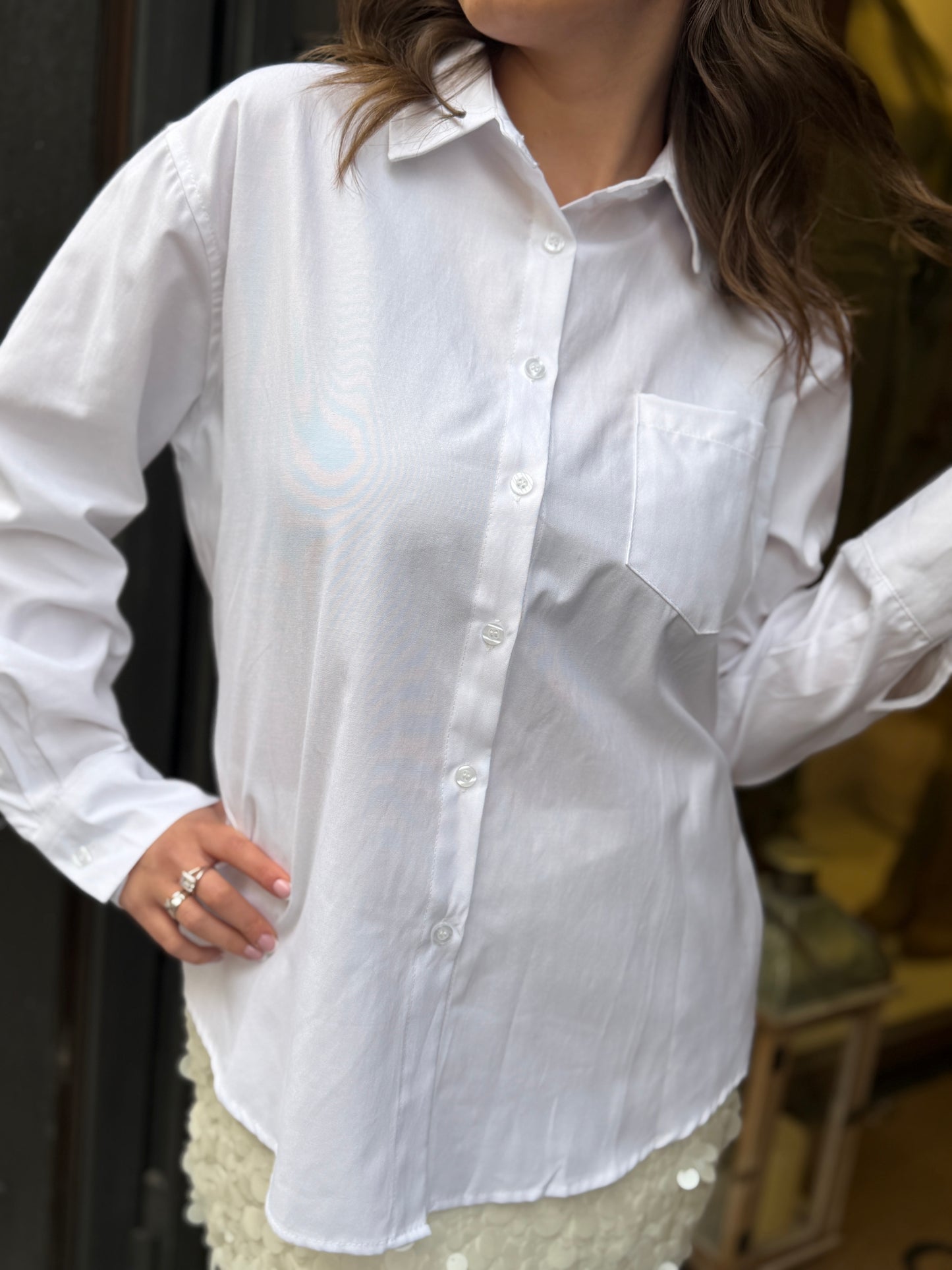 Camicia ALBA bianca con taschino