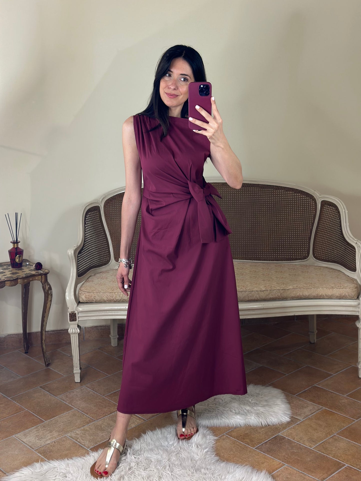 Abito fiocco laterale (disponibile in più colori)