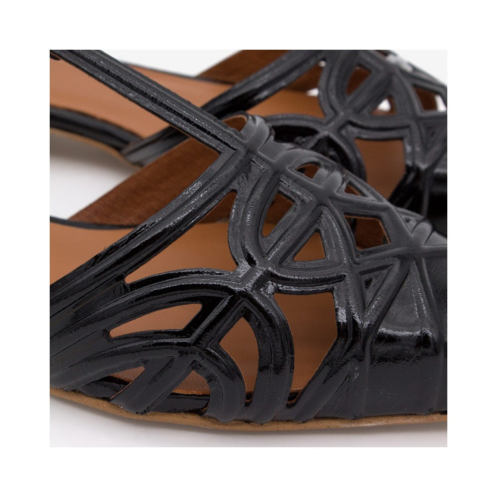 Angel Alarcon NAMIA Ballerina in vernice traforata