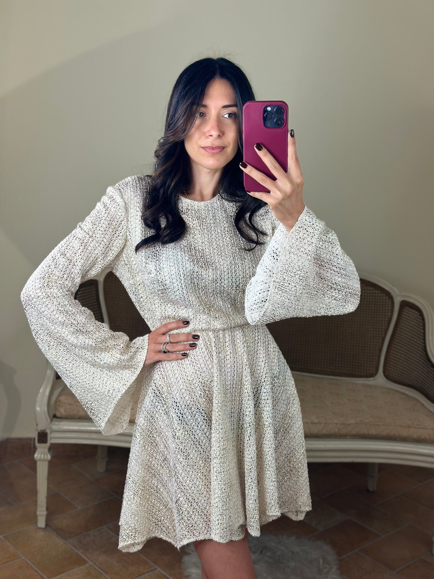 BohemianVí LASTI MINI DRESS Gold