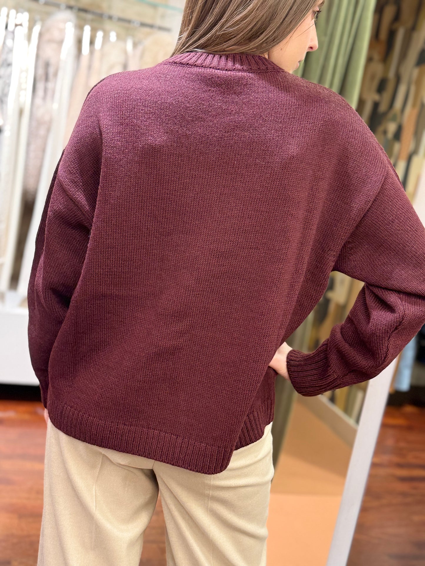 Tensione in Maglia "RUE CAMBON" BORDEAUX