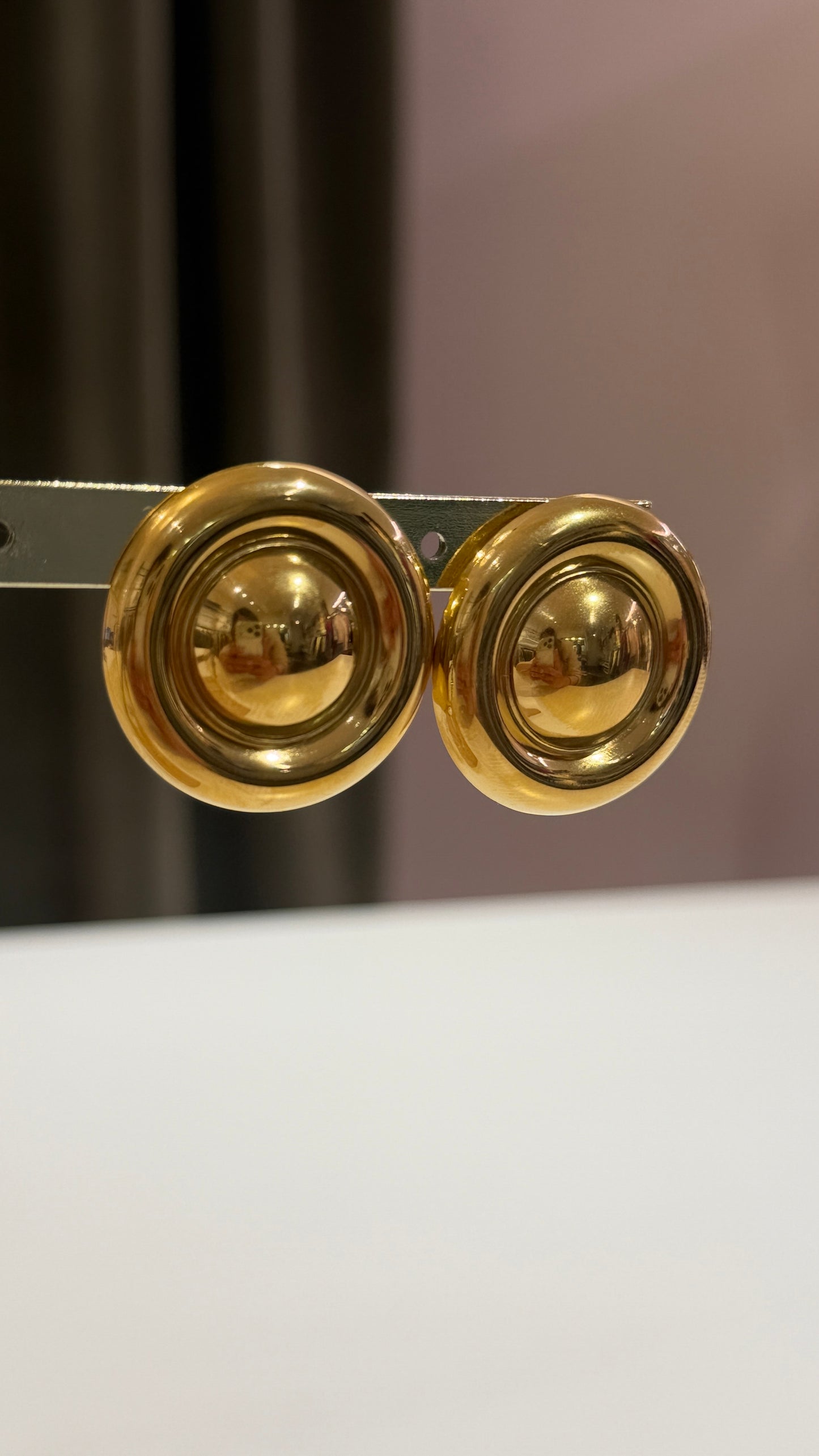 Orecchini Bottoni oro