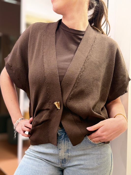 Tensione in Cardigan kimono MORO