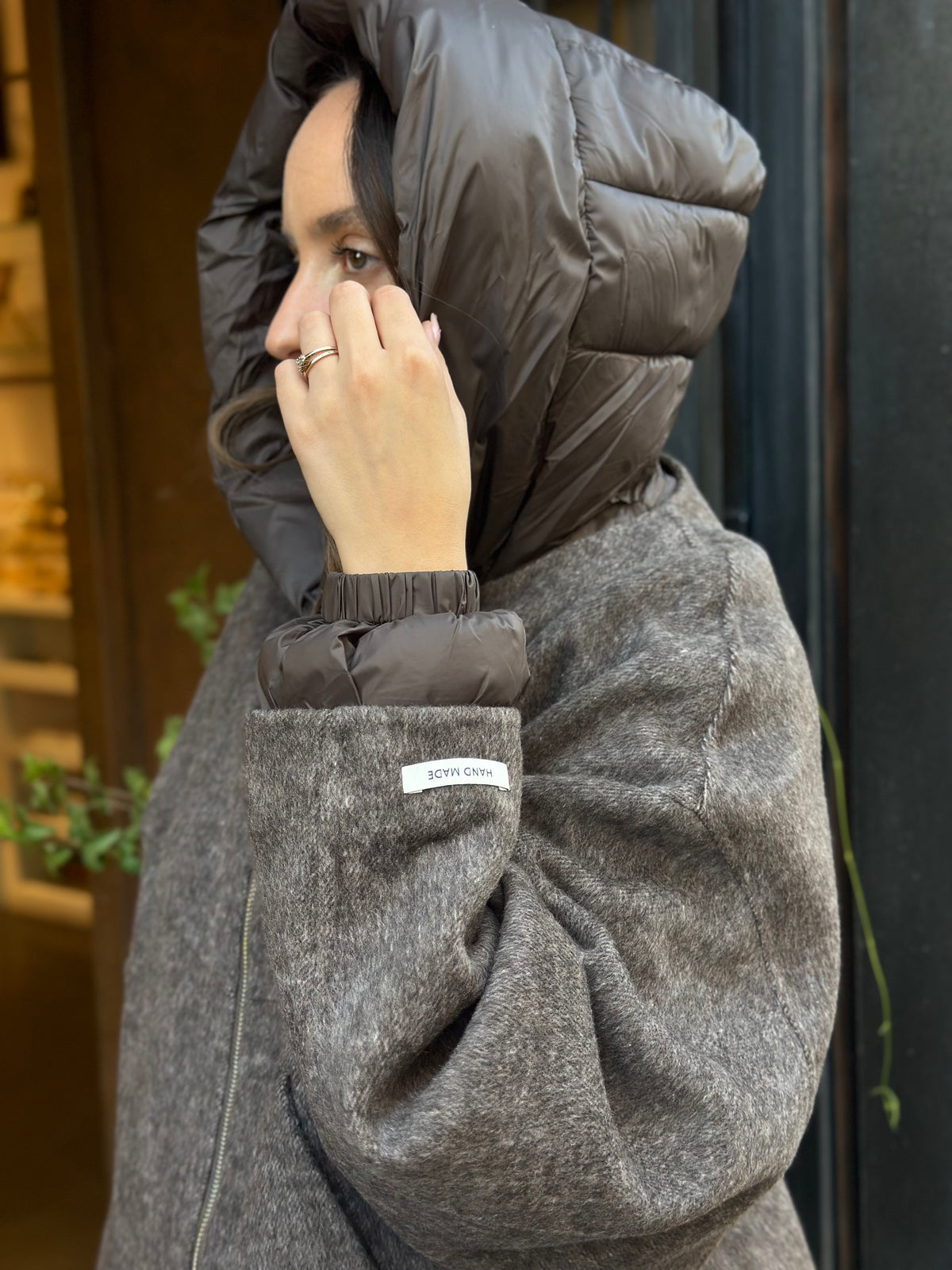 Haveone cappotto bomber MORO