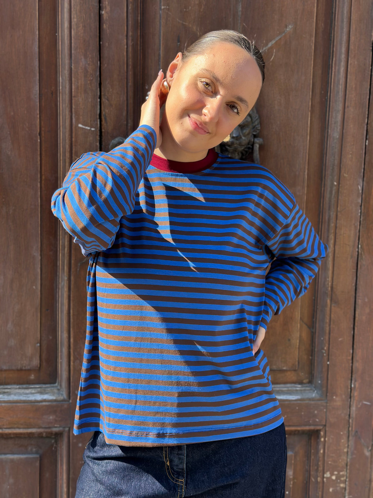Haveone T-shirt a righe(disp. in più colori)