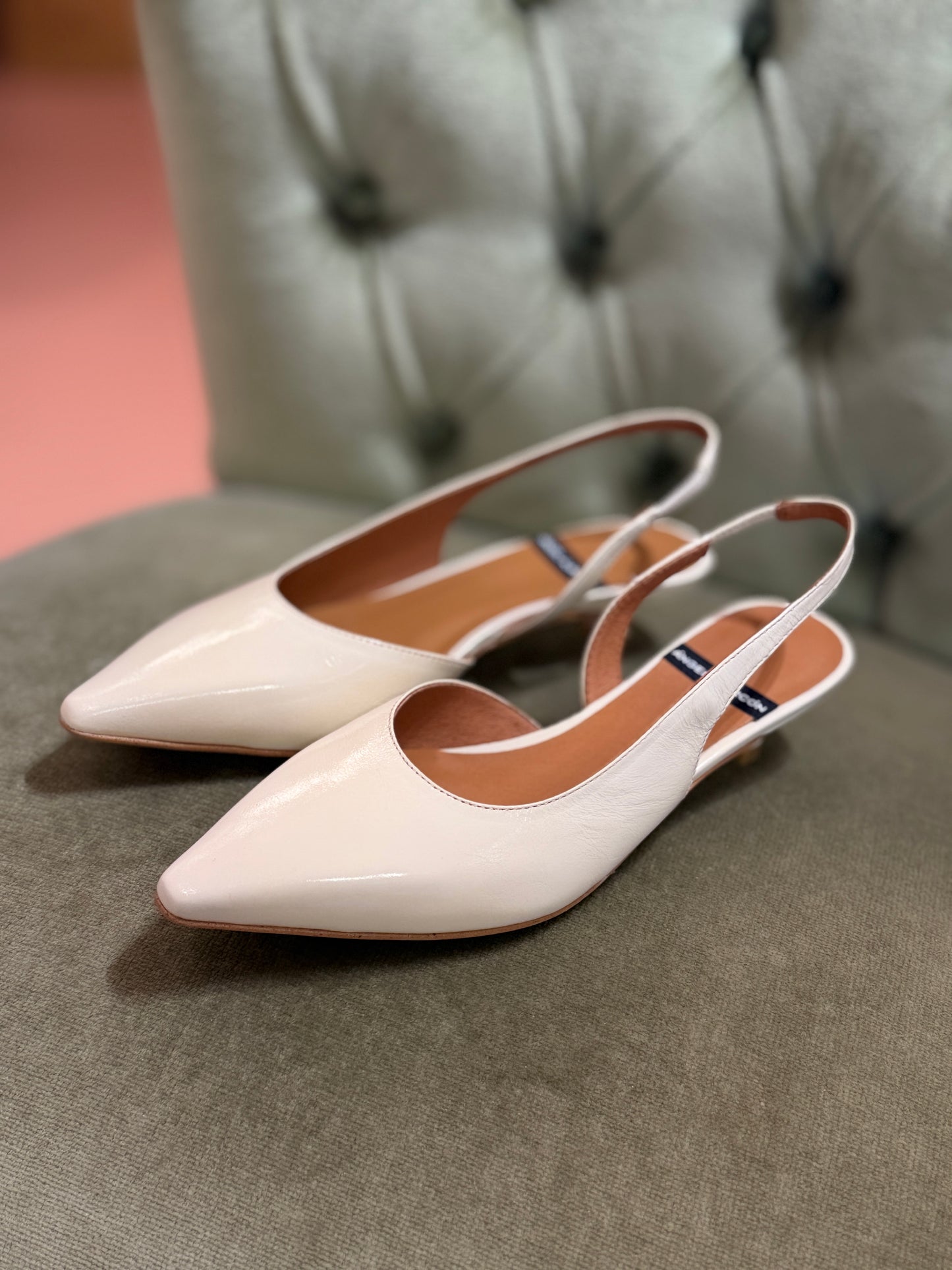Angel Alarcon  FABIANA slingback VANIGLIA