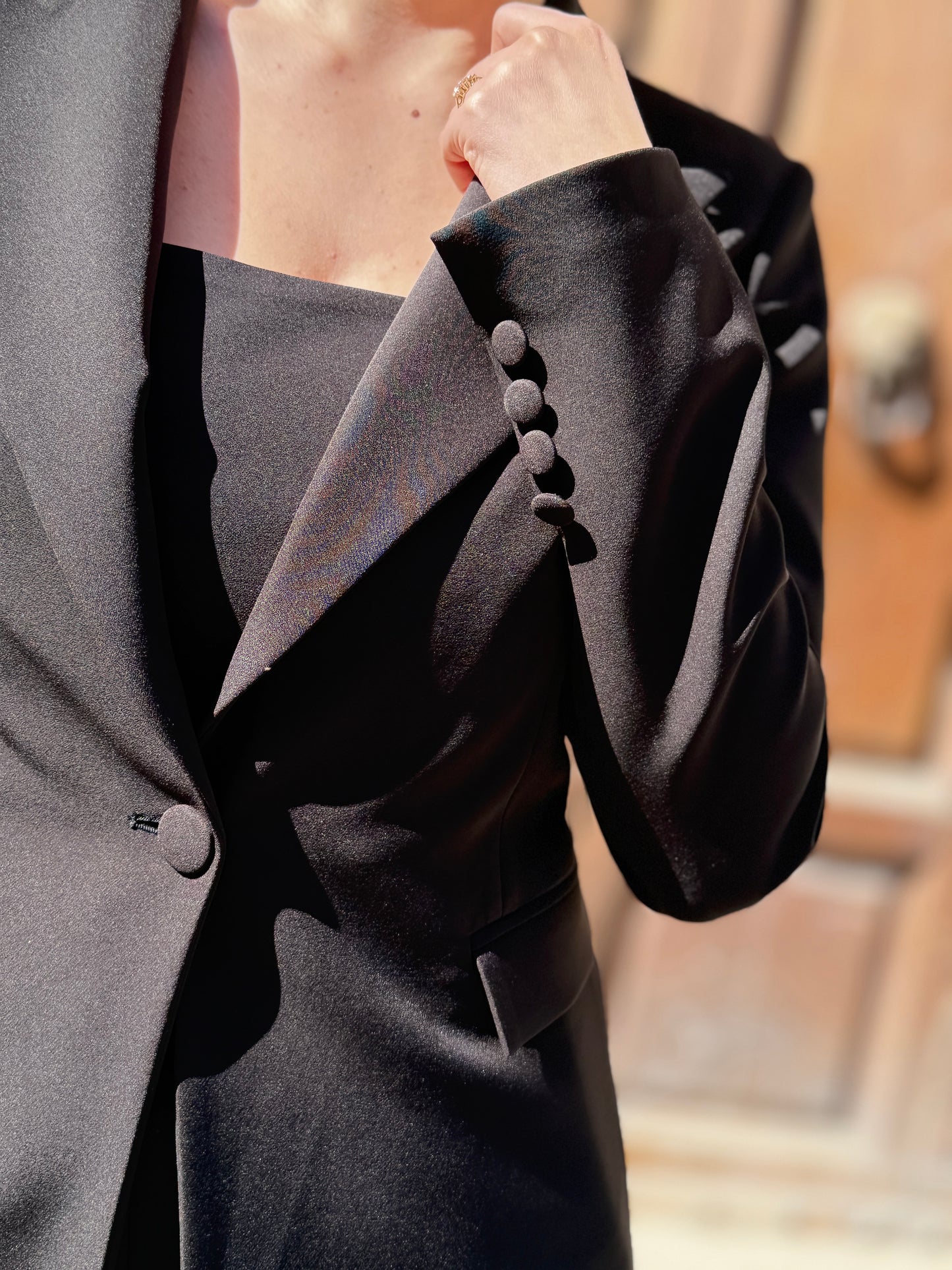 Silence Limited Athens Key Blazer BLACK