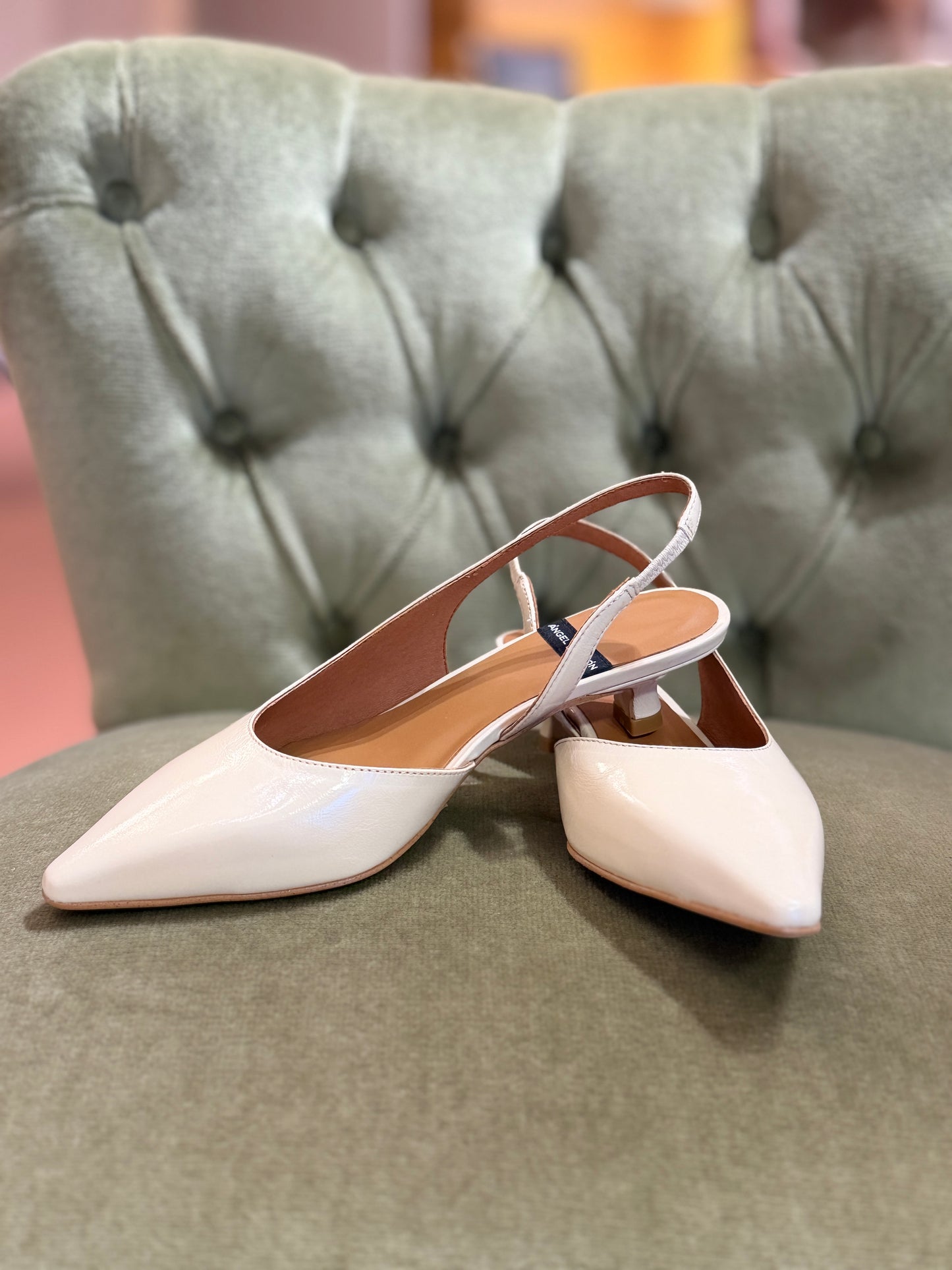 Angel Alarcon  FABIANA slingback VANIGLIA