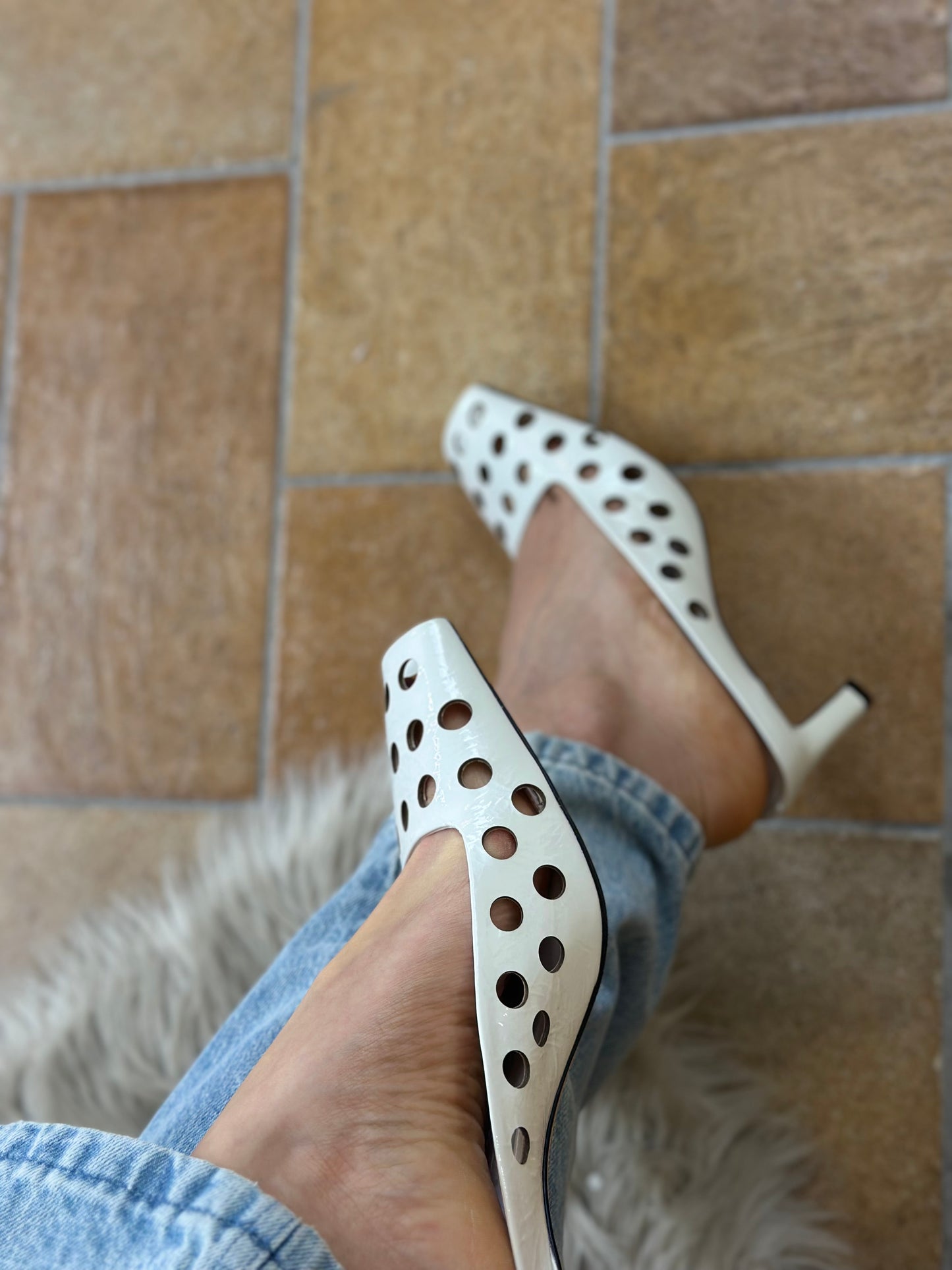 Vicenza Mule  CELINA bianca