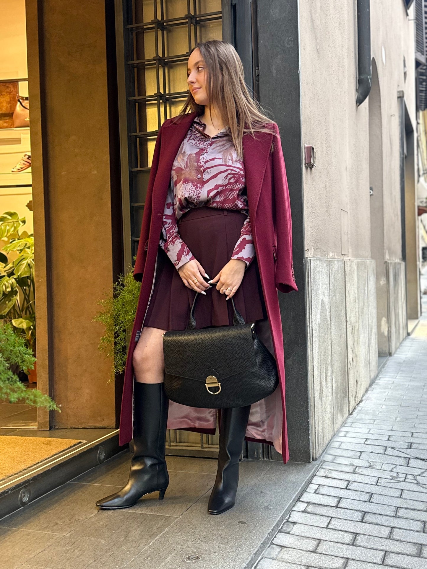 Chiarulli Cappotto EOS bordeaux