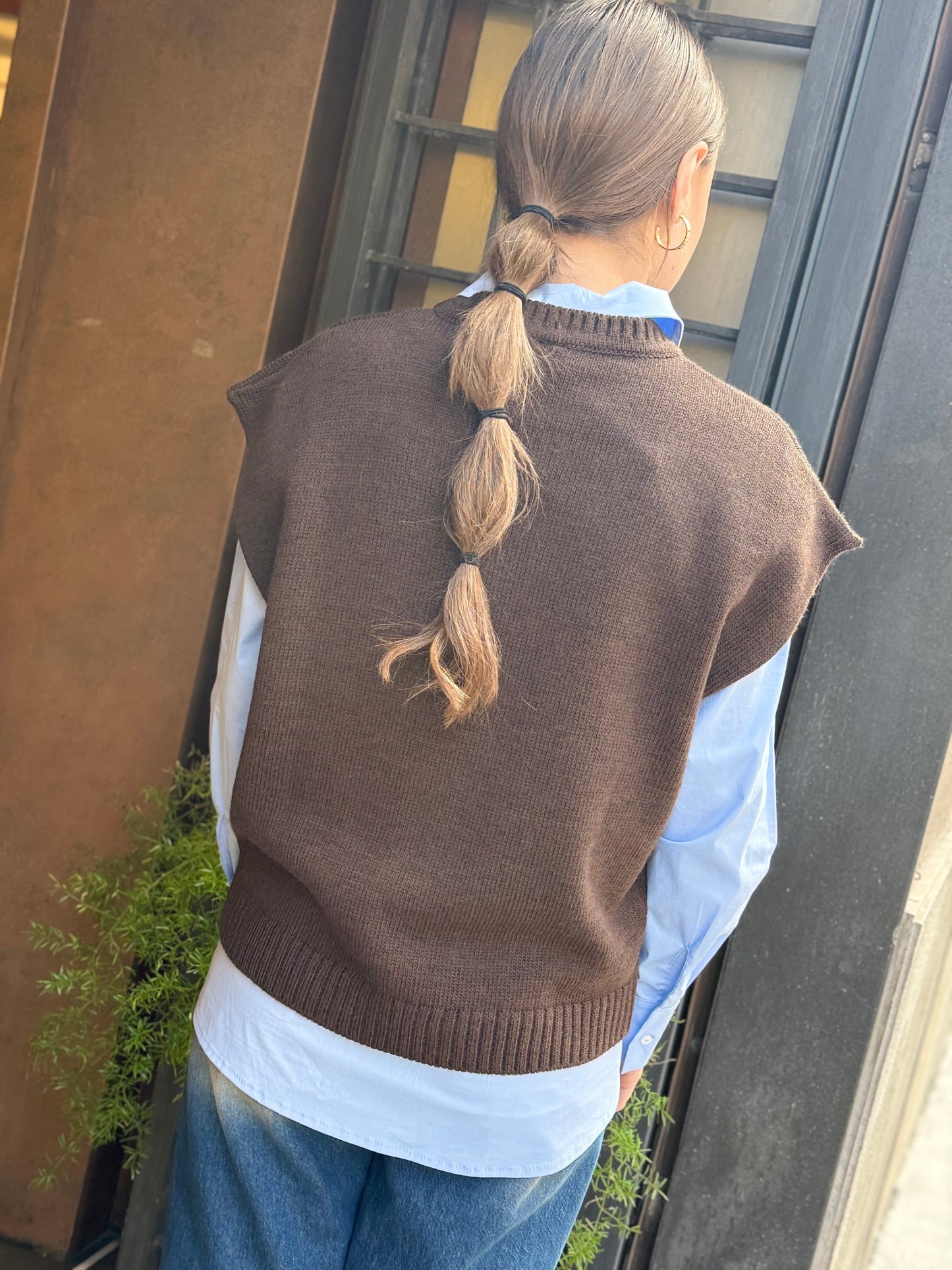 Tensione In Gilet N°5 MORO/CELESTE