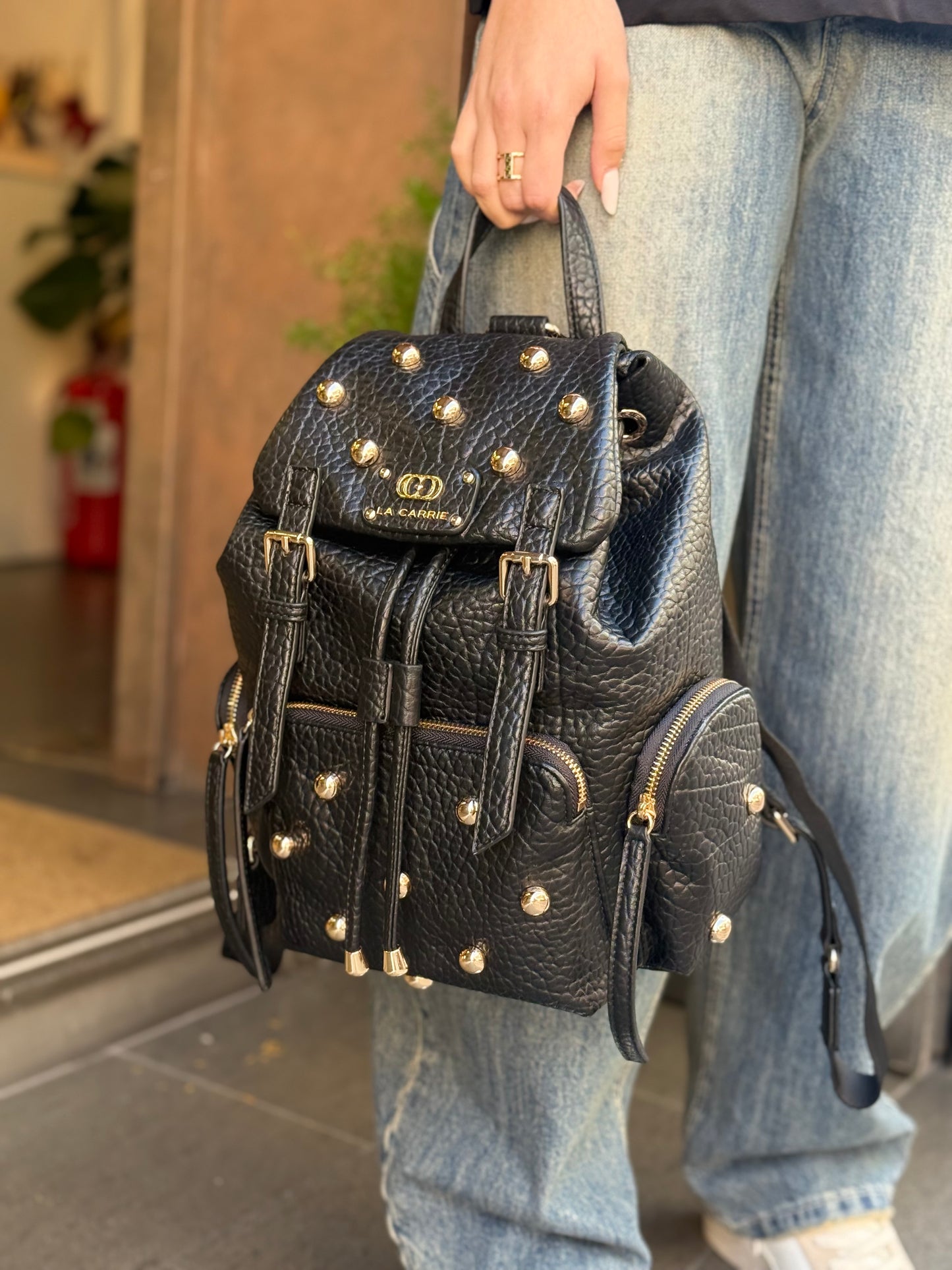 La Carrie NAVAJO BACKPACK BLACK